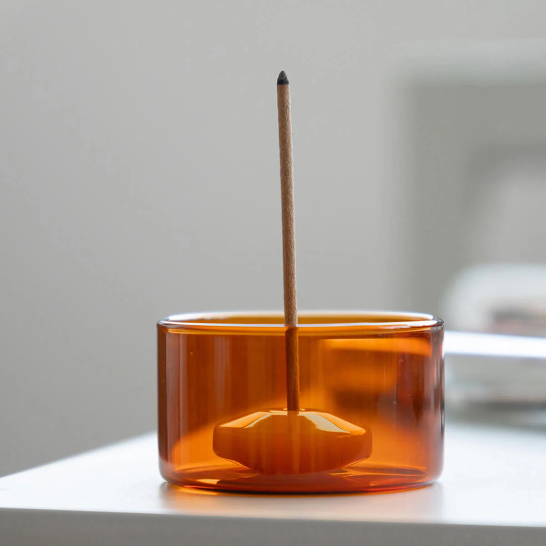 Glass Incense Holder