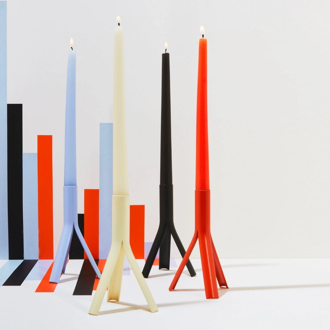 Rocket Taper Candle Holder