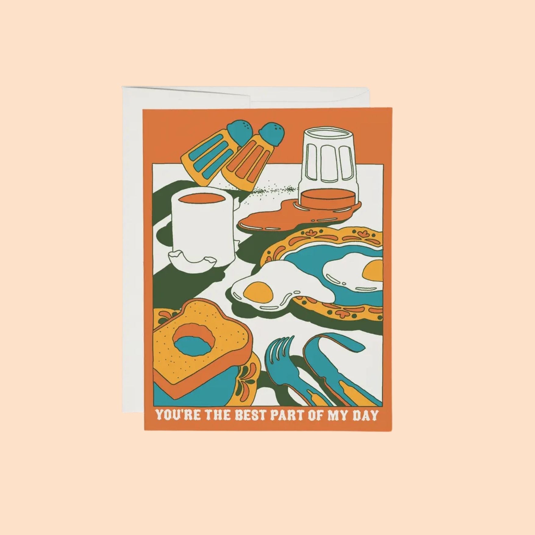 Breakfast Love Card