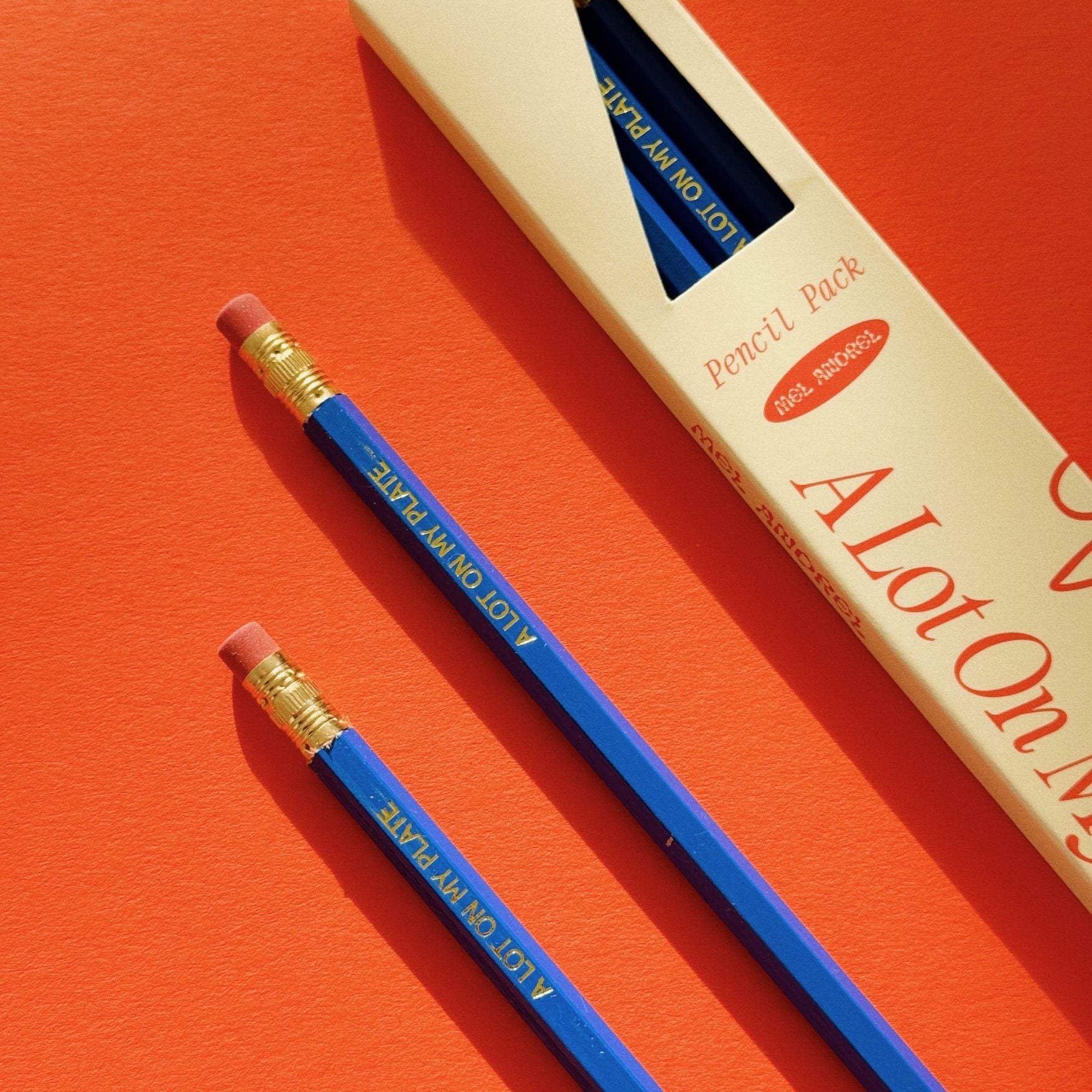 A Lot On My Plate Pencil - Pack of 4