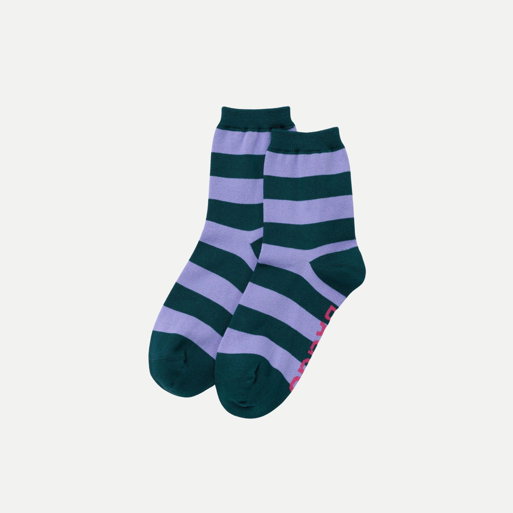 Malachite Stripe - Crew Sock