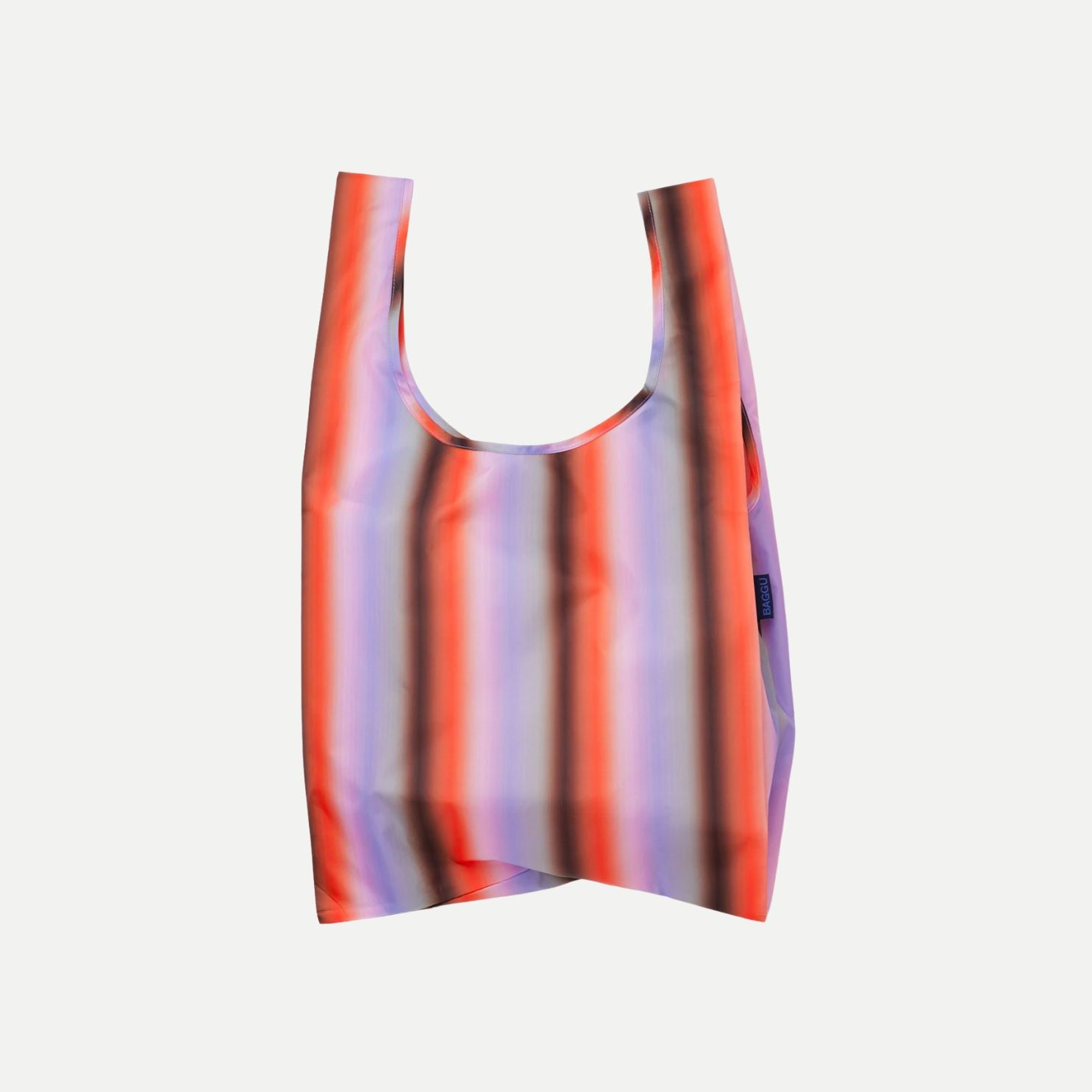 Gradient Stripe Poppy & Lilac - Standard Baggu