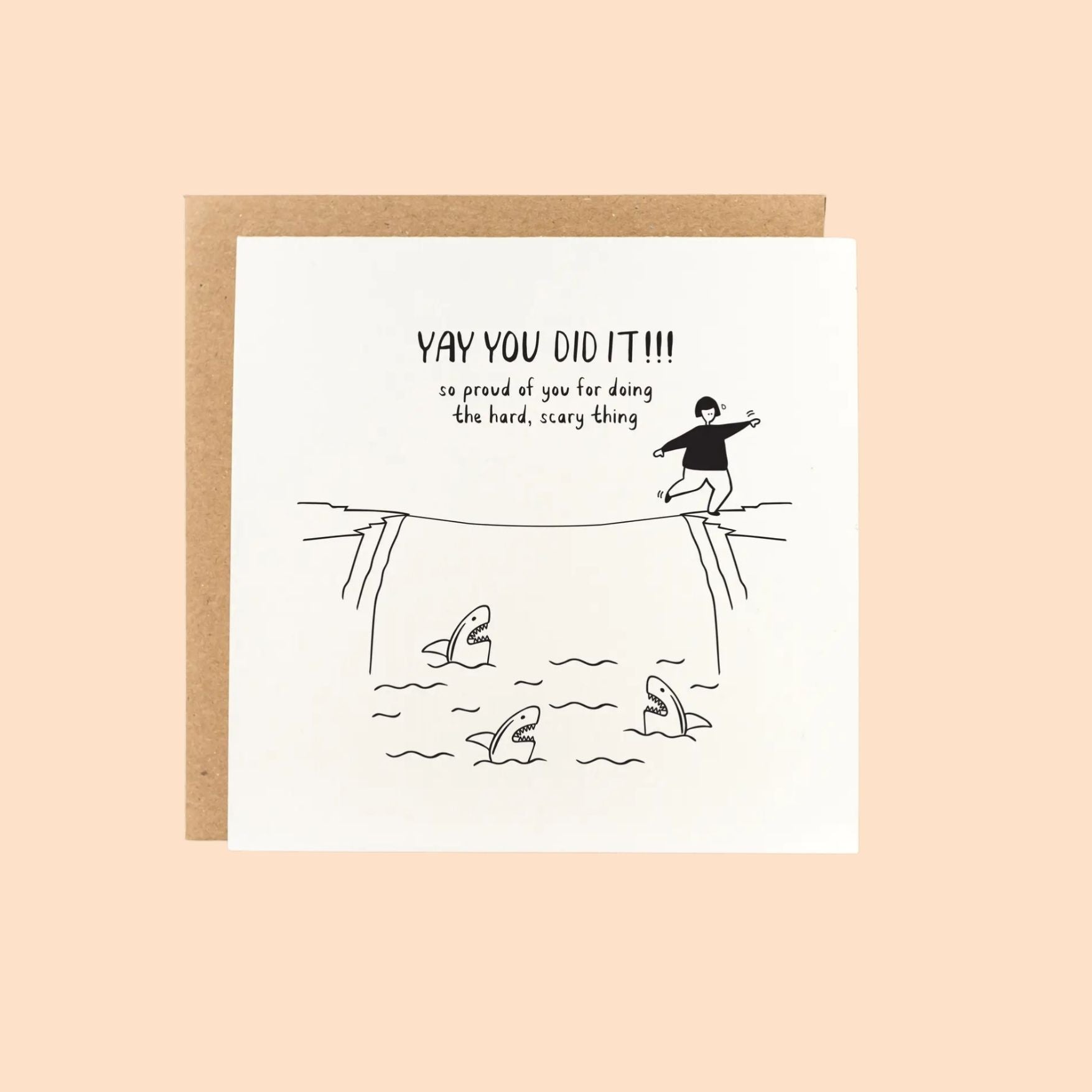 Doing the Hard Scary Thing Card