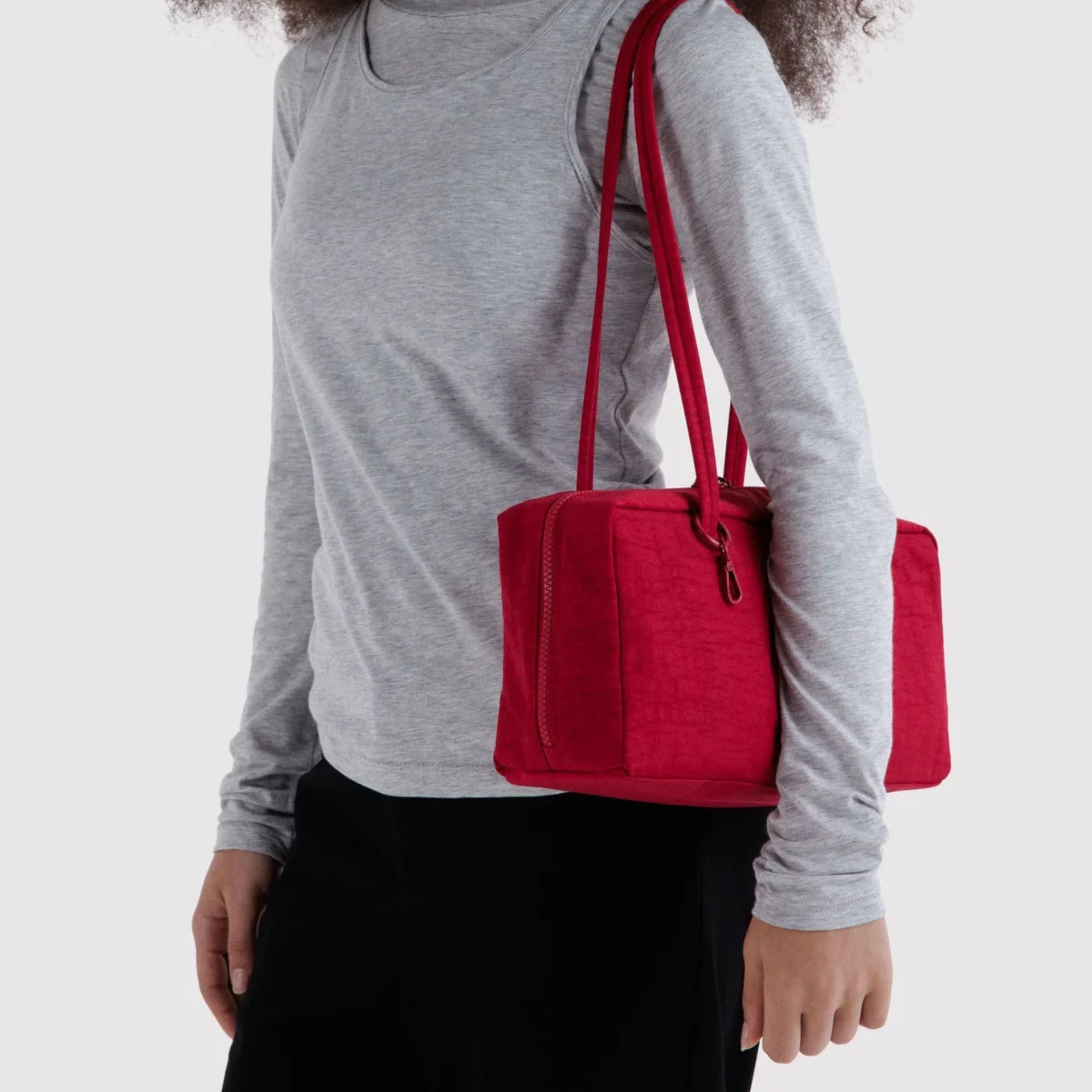Cherry - Nylon Bowler Bag
