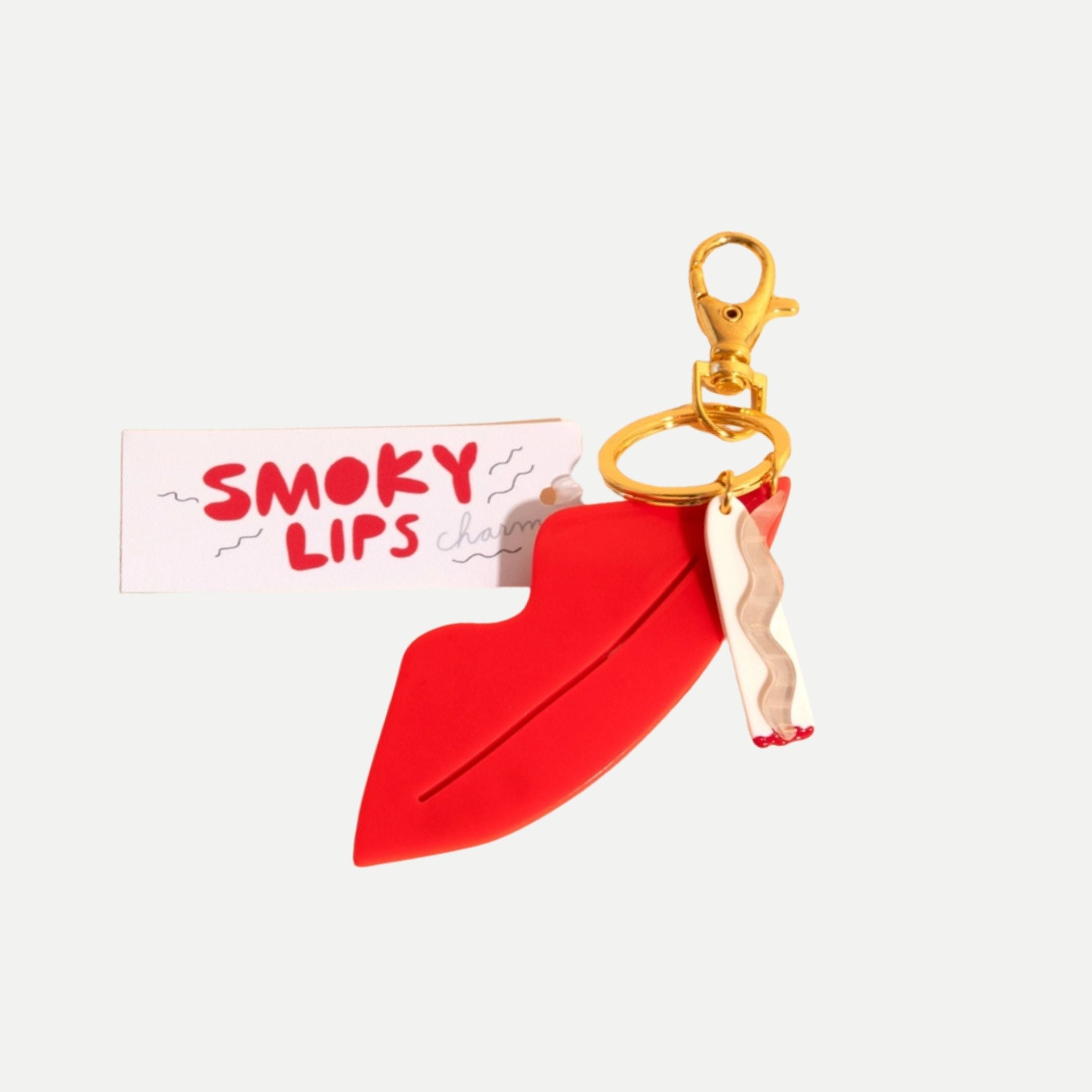 Smoky Lips Bag Charm