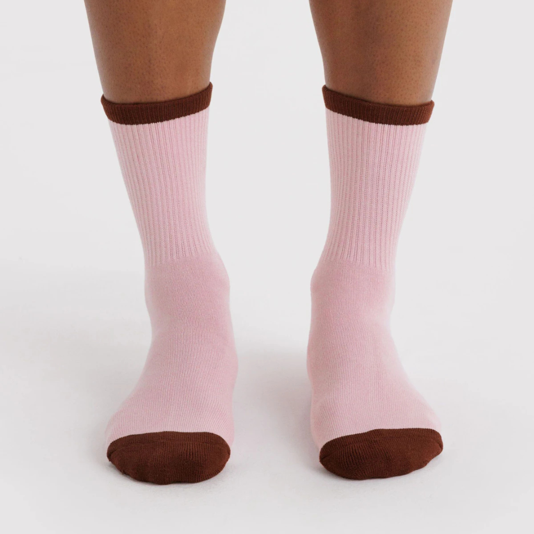 Blush Mix - Ribbed Sock