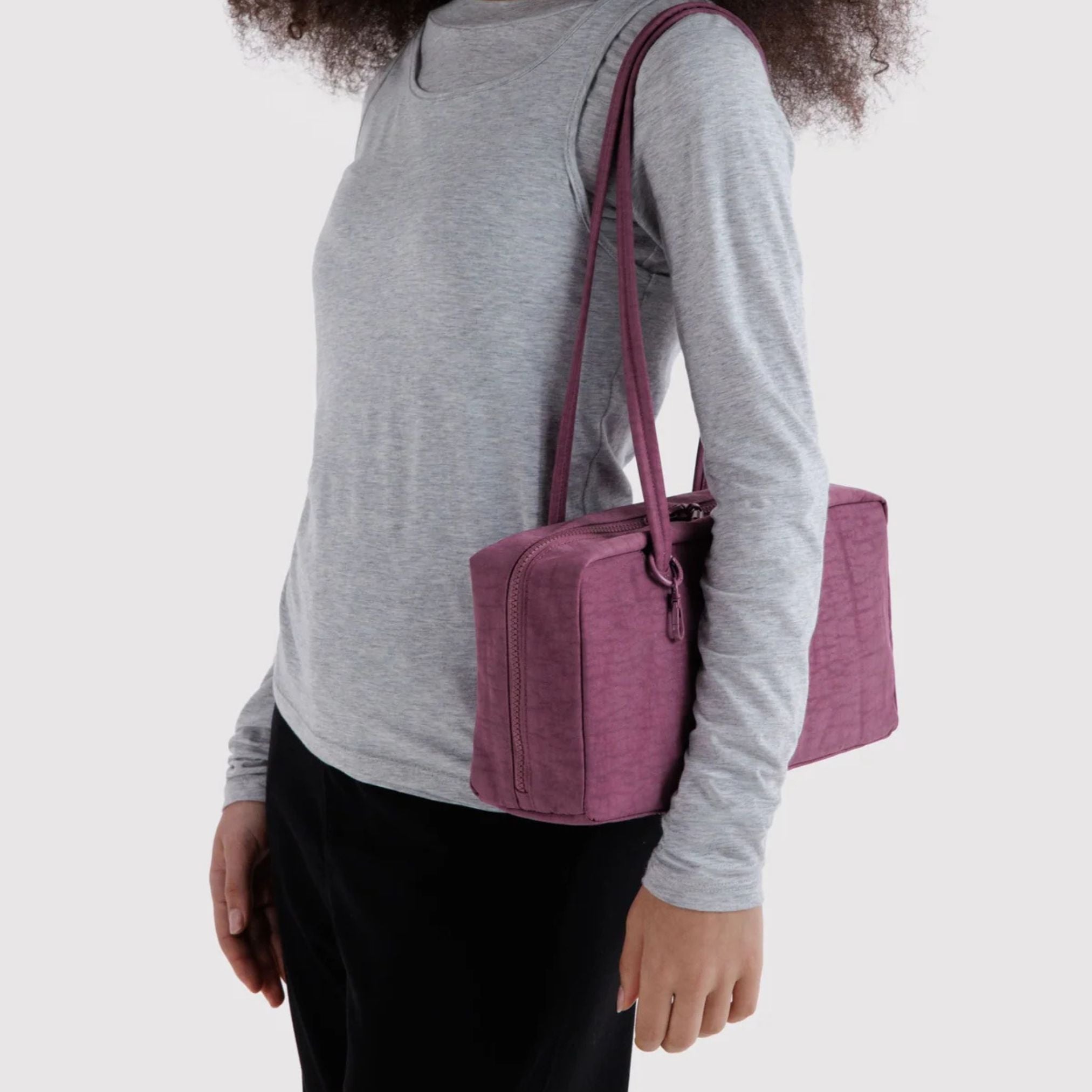 Wild Plum - Nylon Bowler Bag