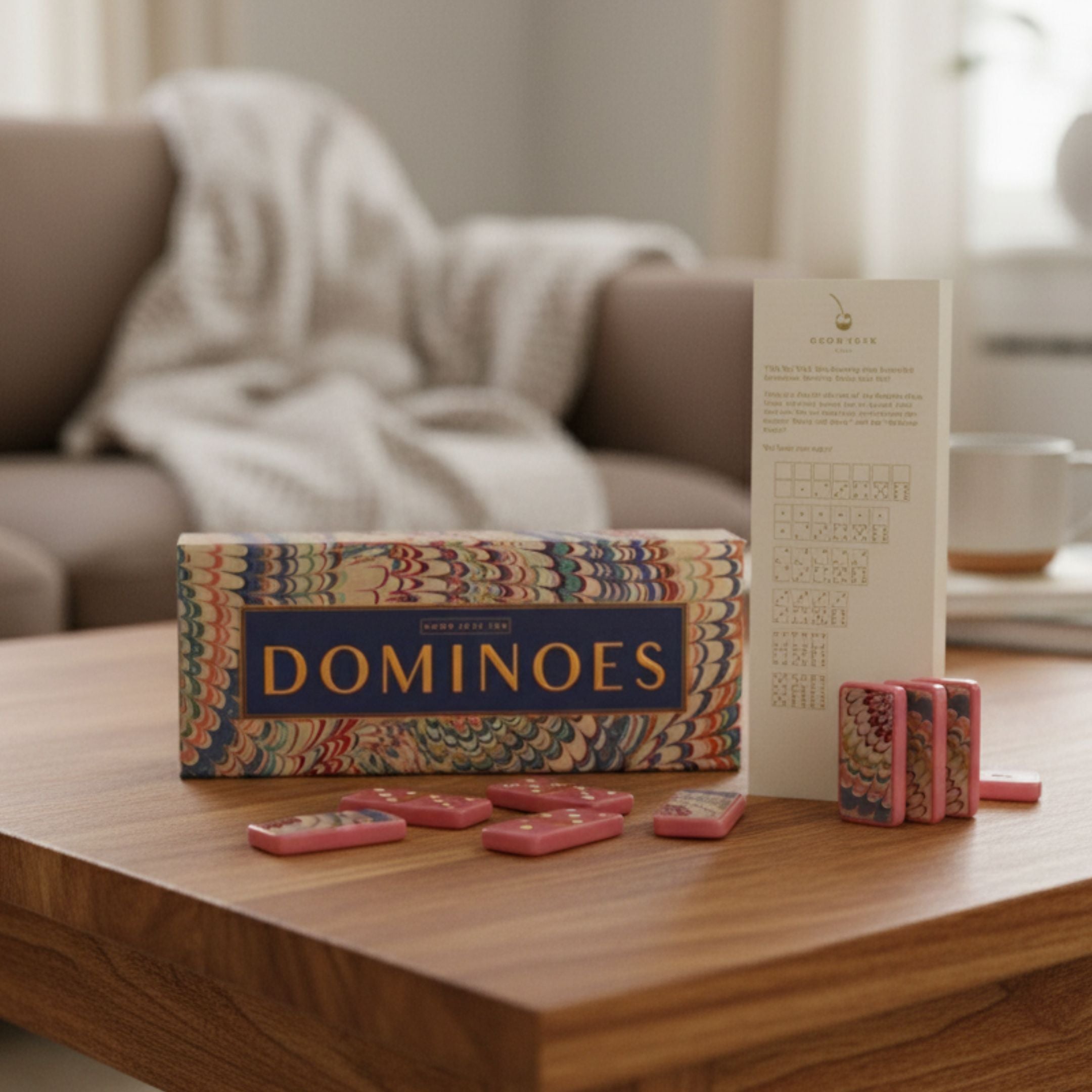 Marbled Domino Set