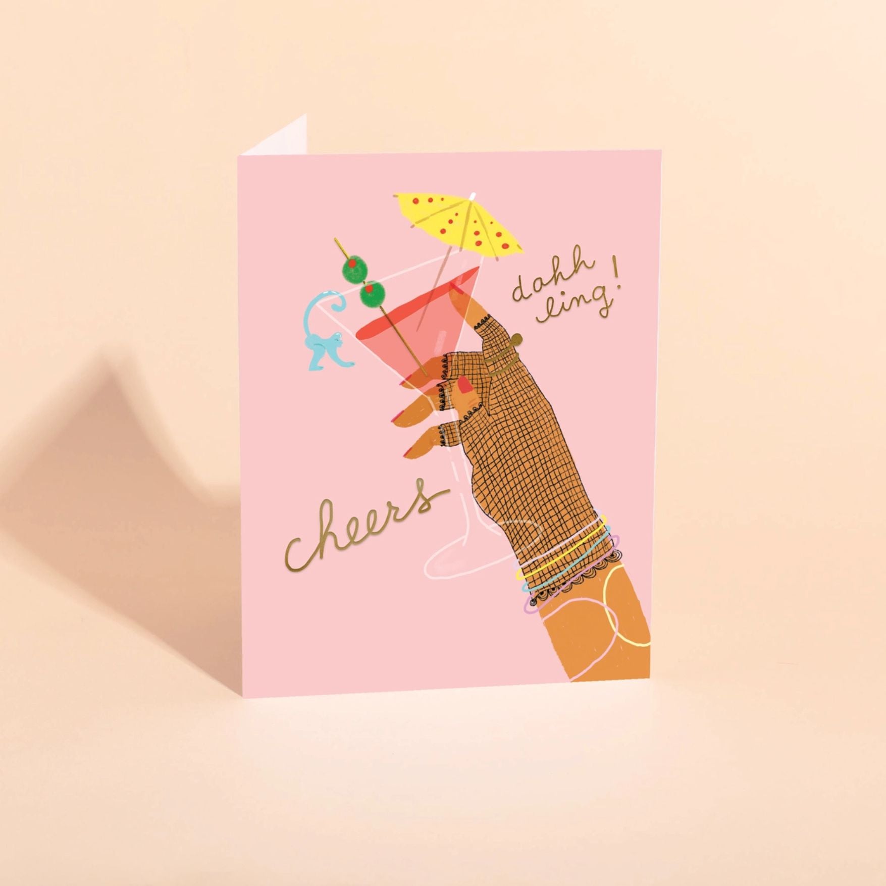 Sip Sip Darling Card