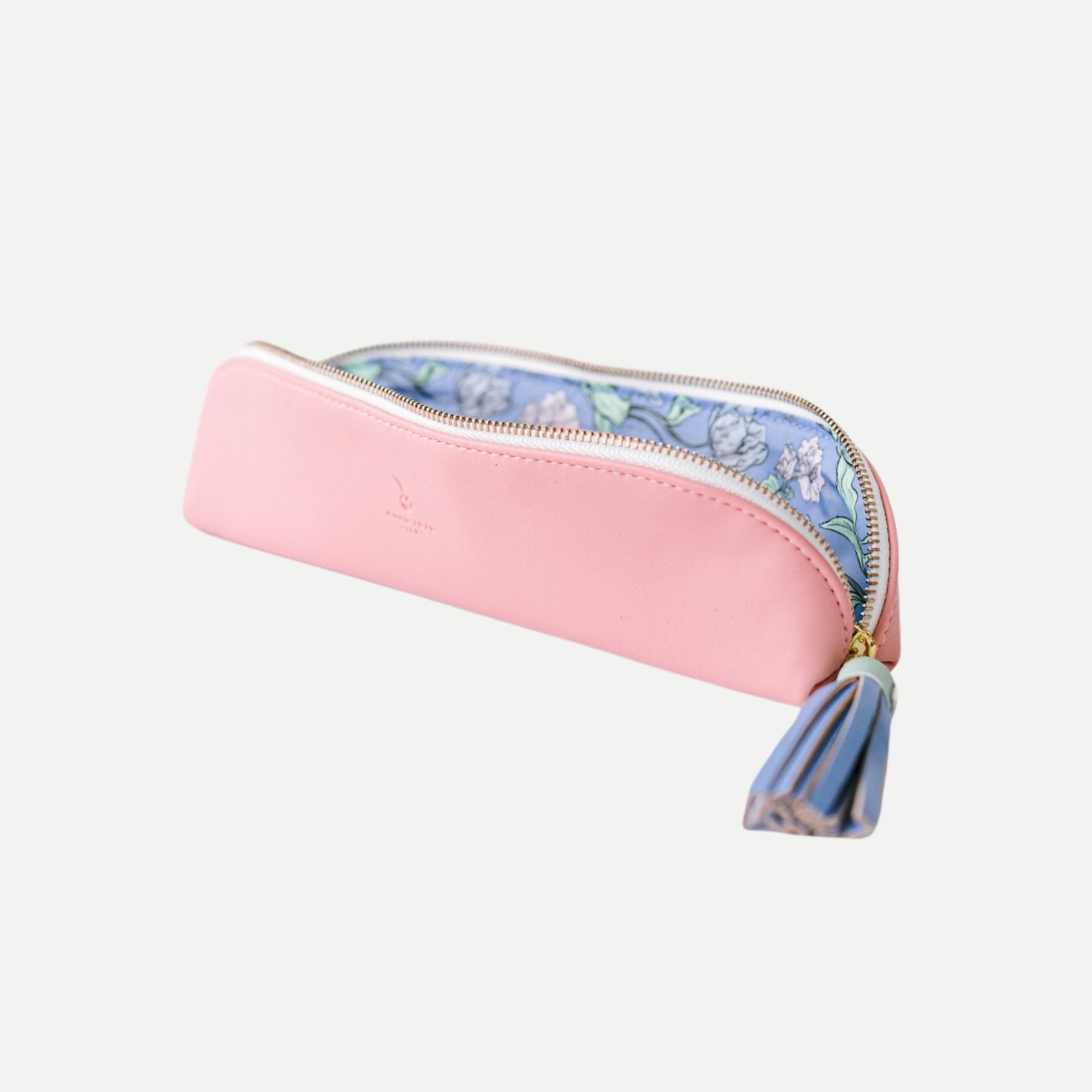 Luxe Slim Pencil Pouch - Rose Pink