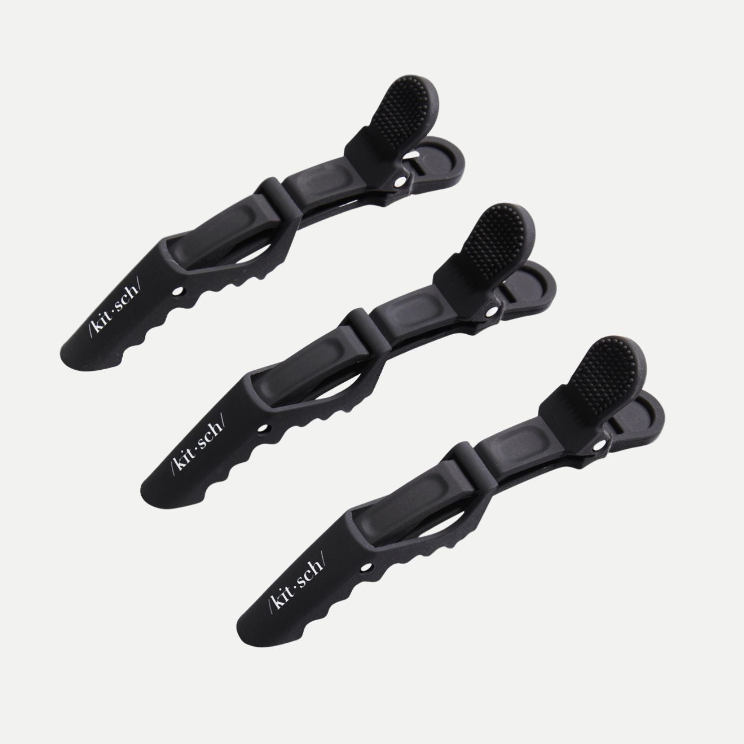 No Slip Crocodile Clip 3pc - Black