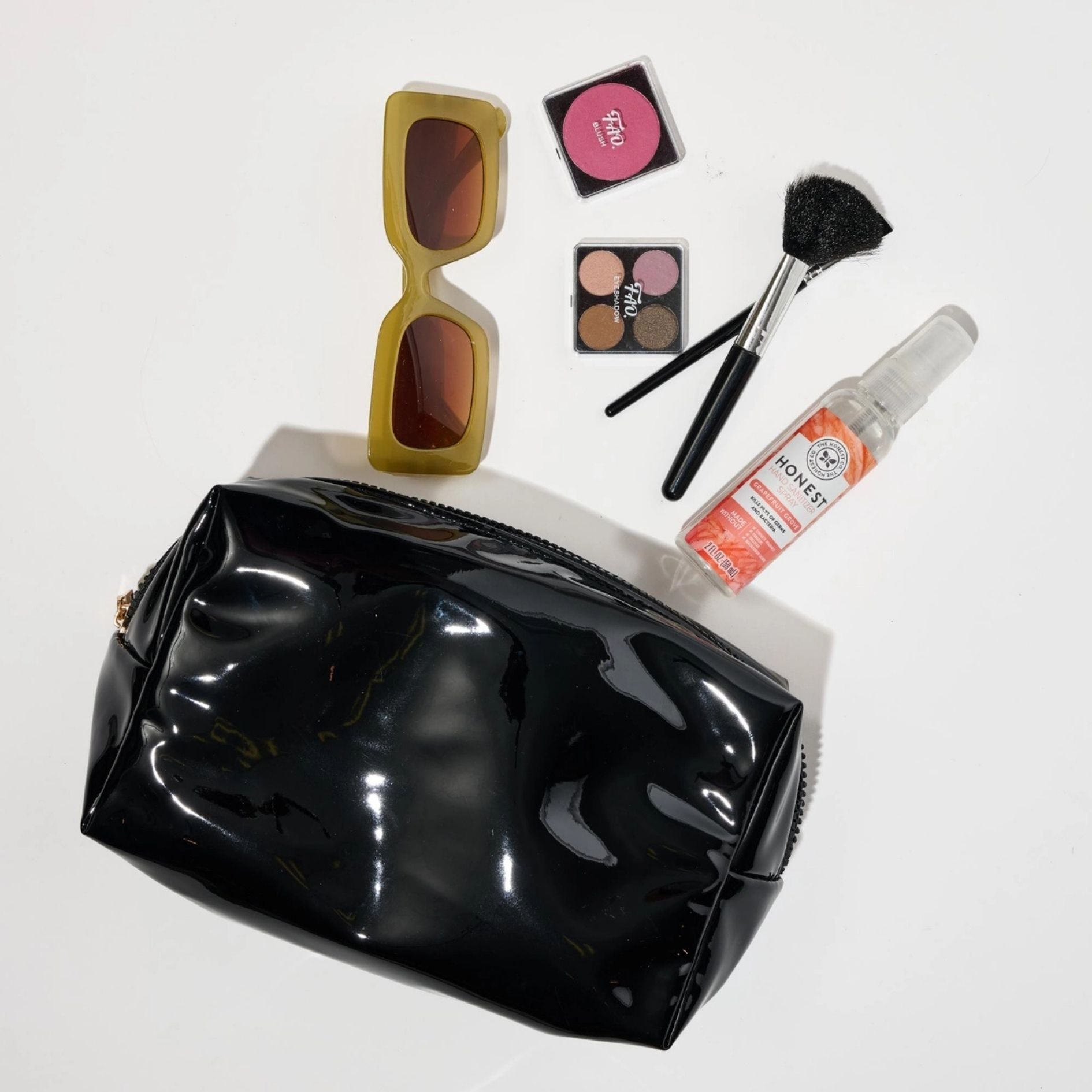 Patent Pending Cosmetic Pouch - Black