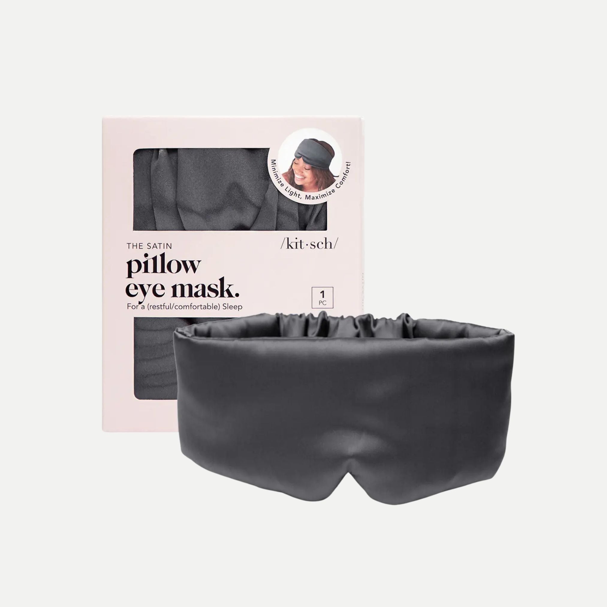 The Pillow Eye Mask - Charcoal