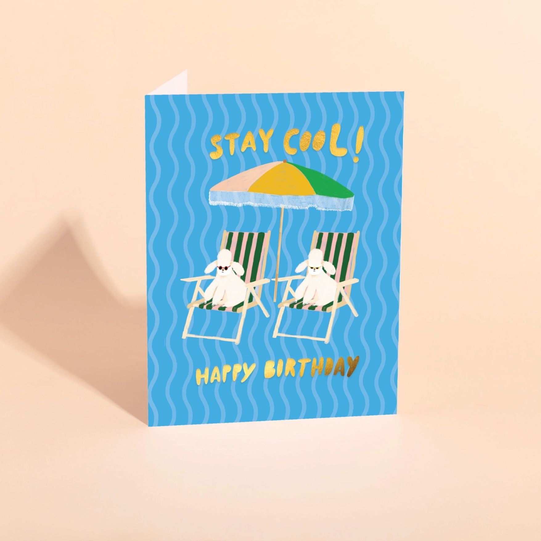Cool Poodles Card