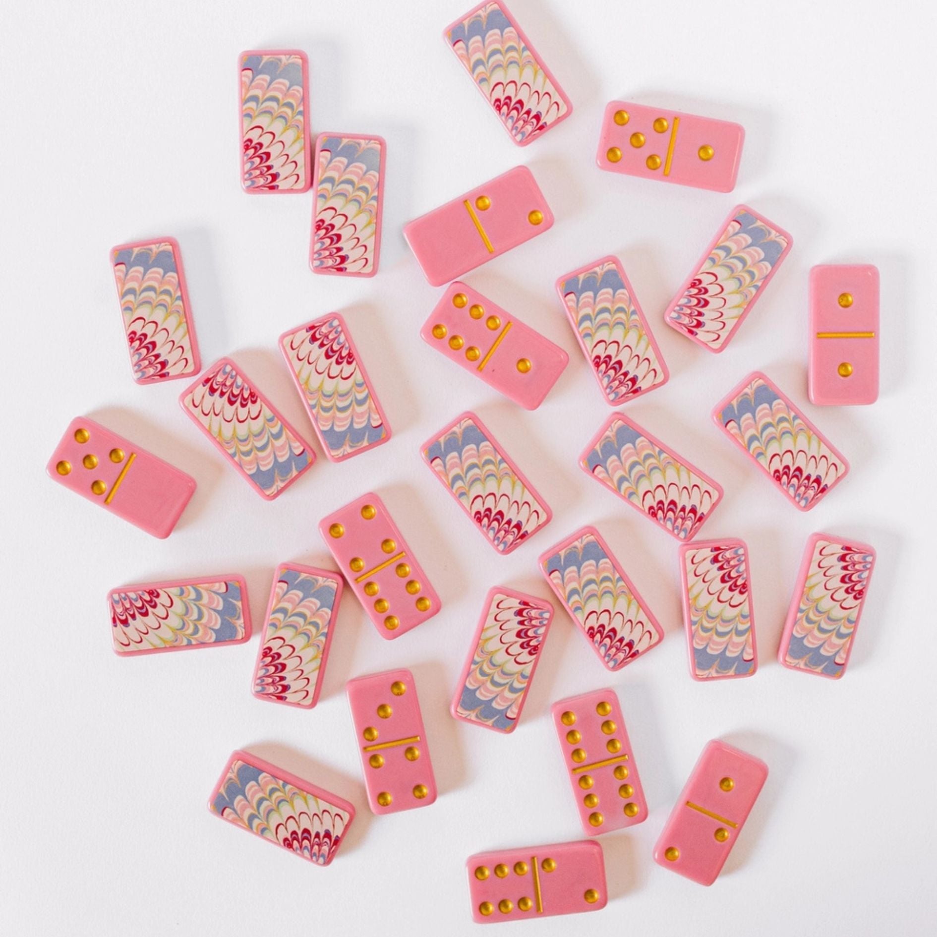 Marbled Domino Set