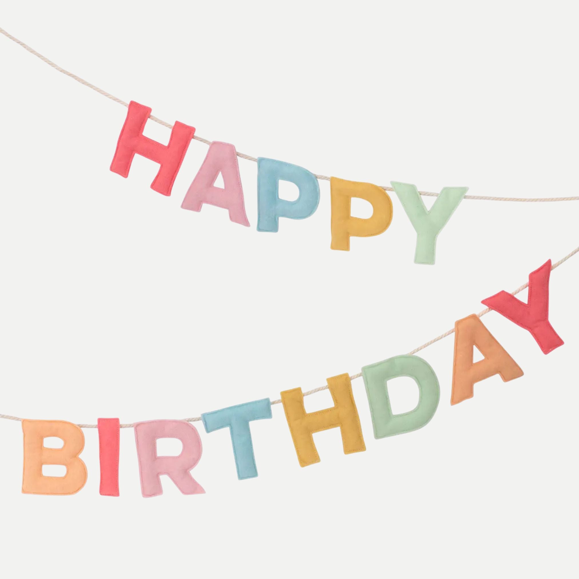 Felt Happy Birthday Garland
