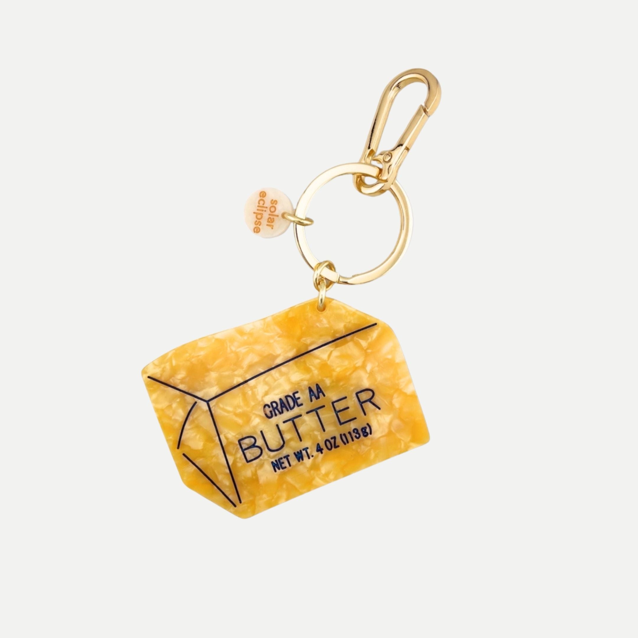 Hand-Painted Butter Bag Charm
