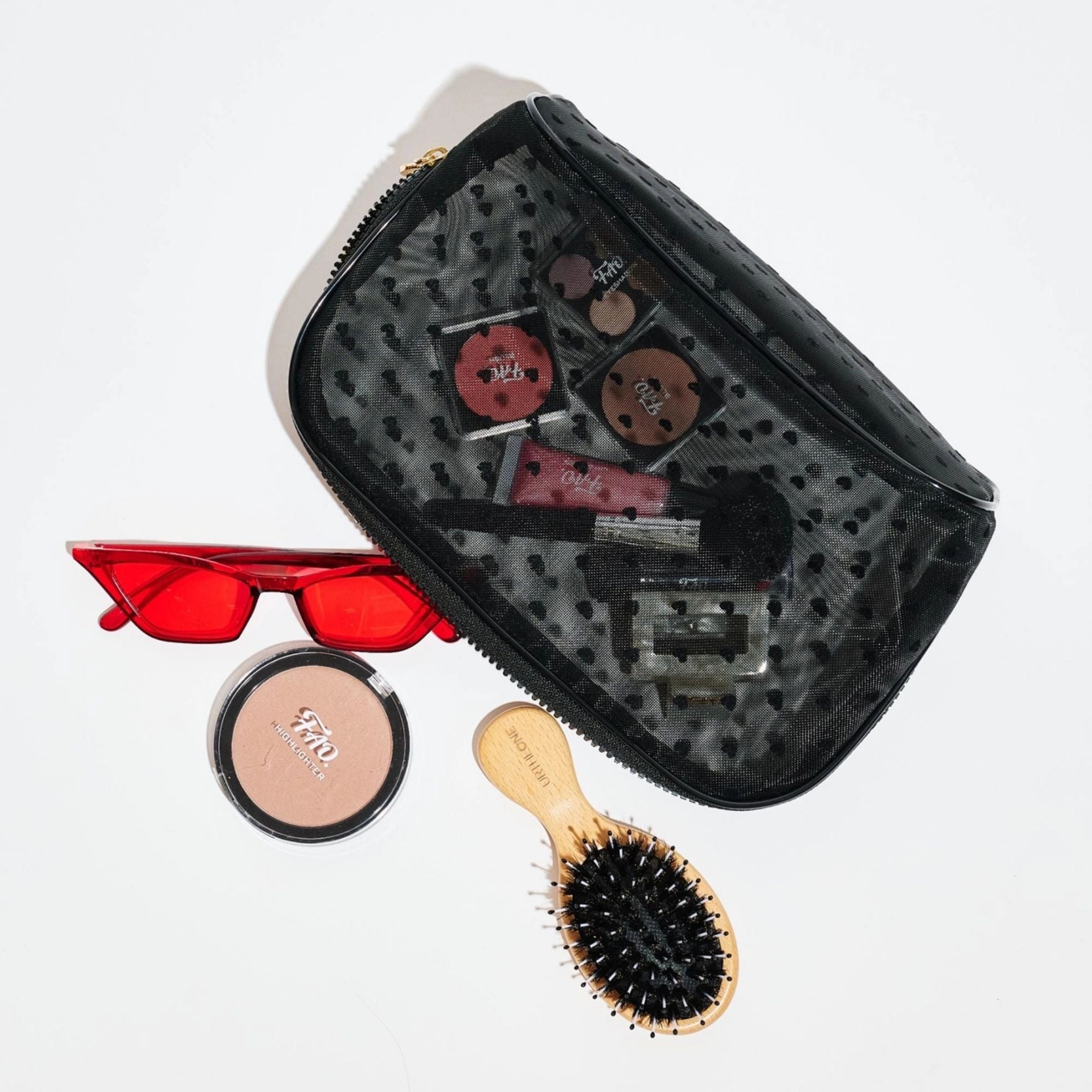 Lovelace Cosmetic Pouch - Black