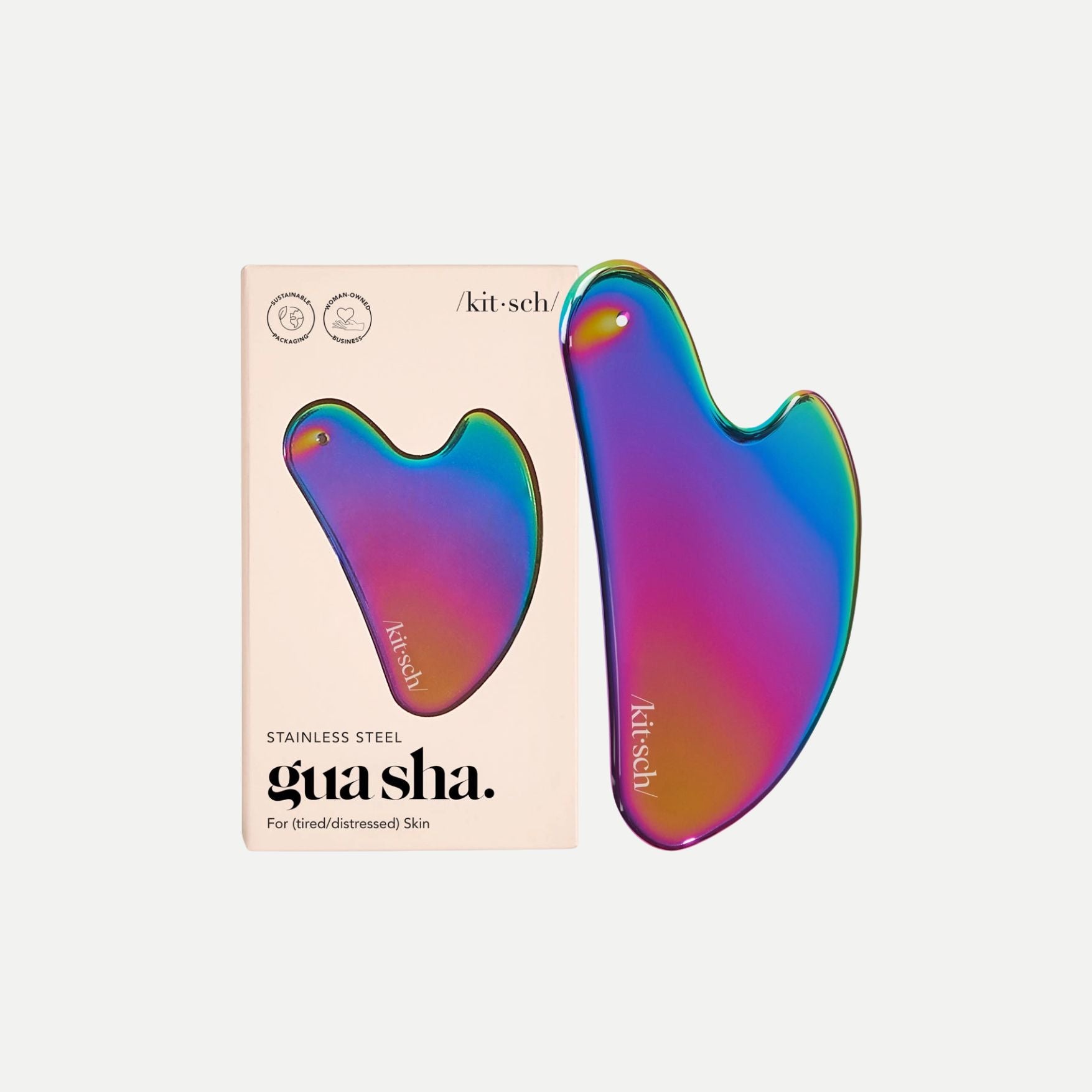 Stainless Steel Gua Sha - Iridescent