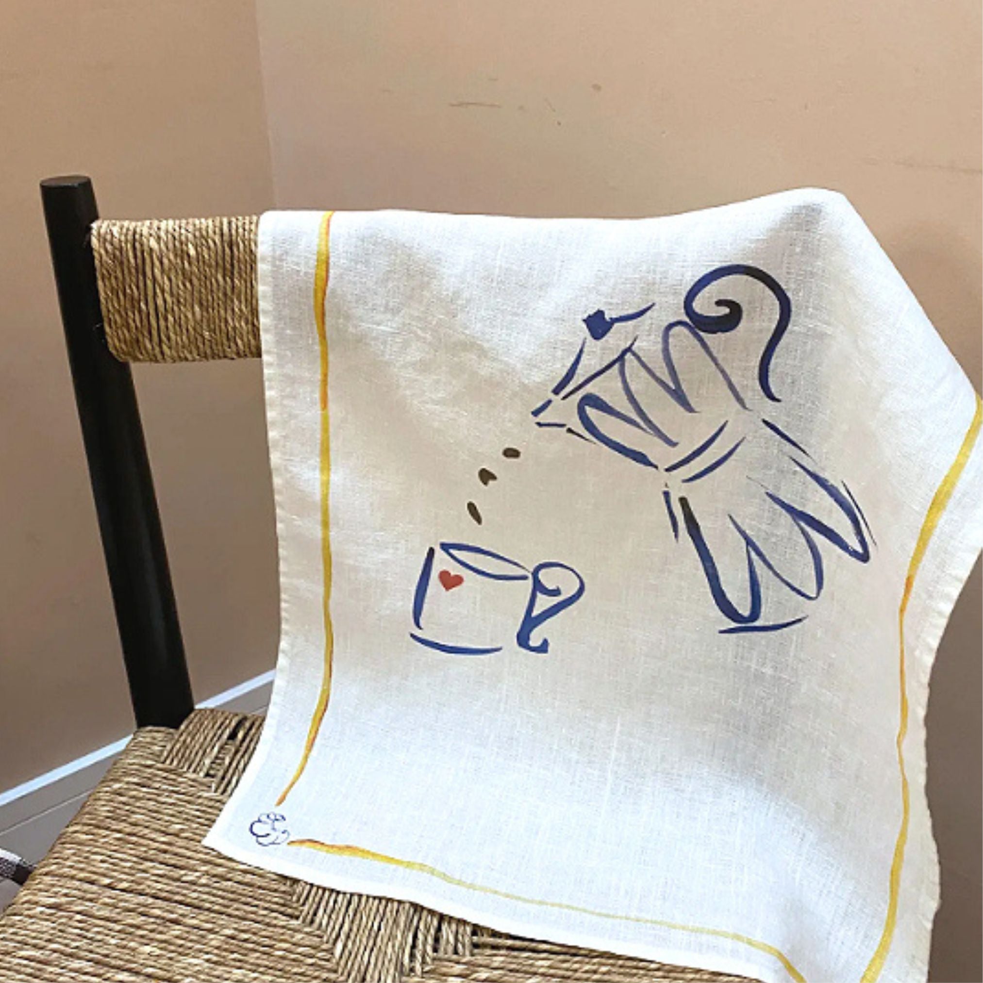 Un Petit Café - Linen Teatowel