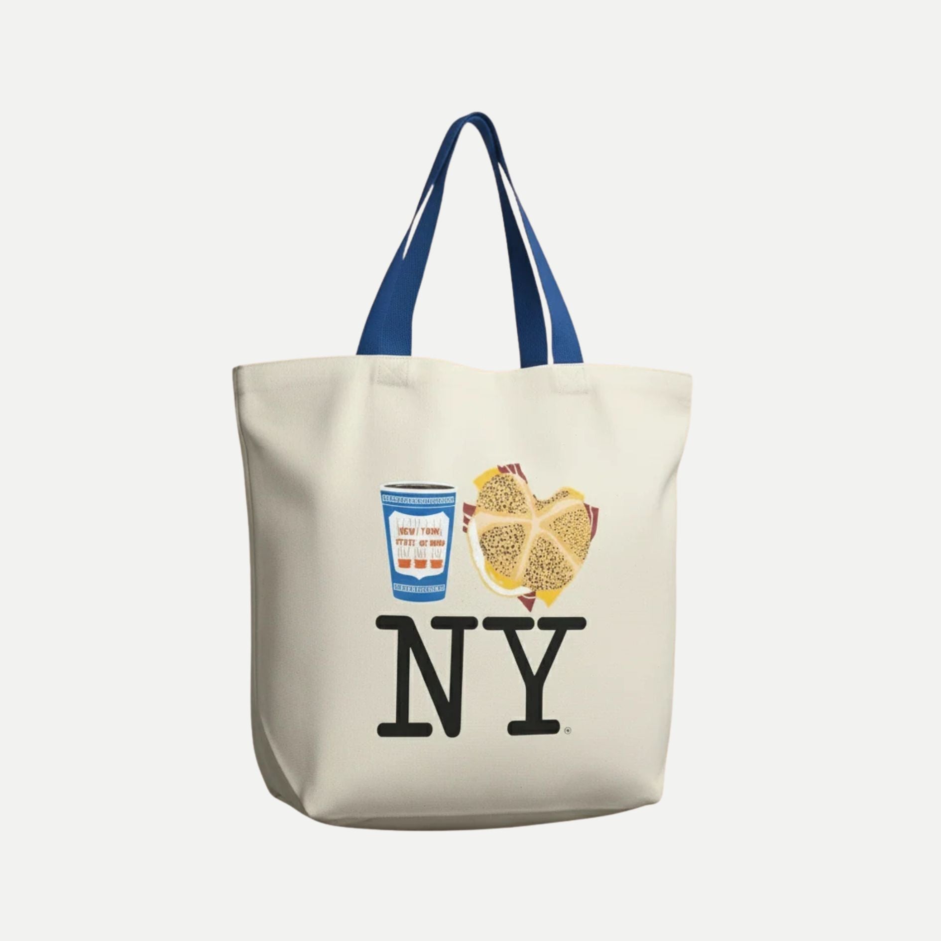 Coffee Bacon Egg and Cheese Ny Large Tote