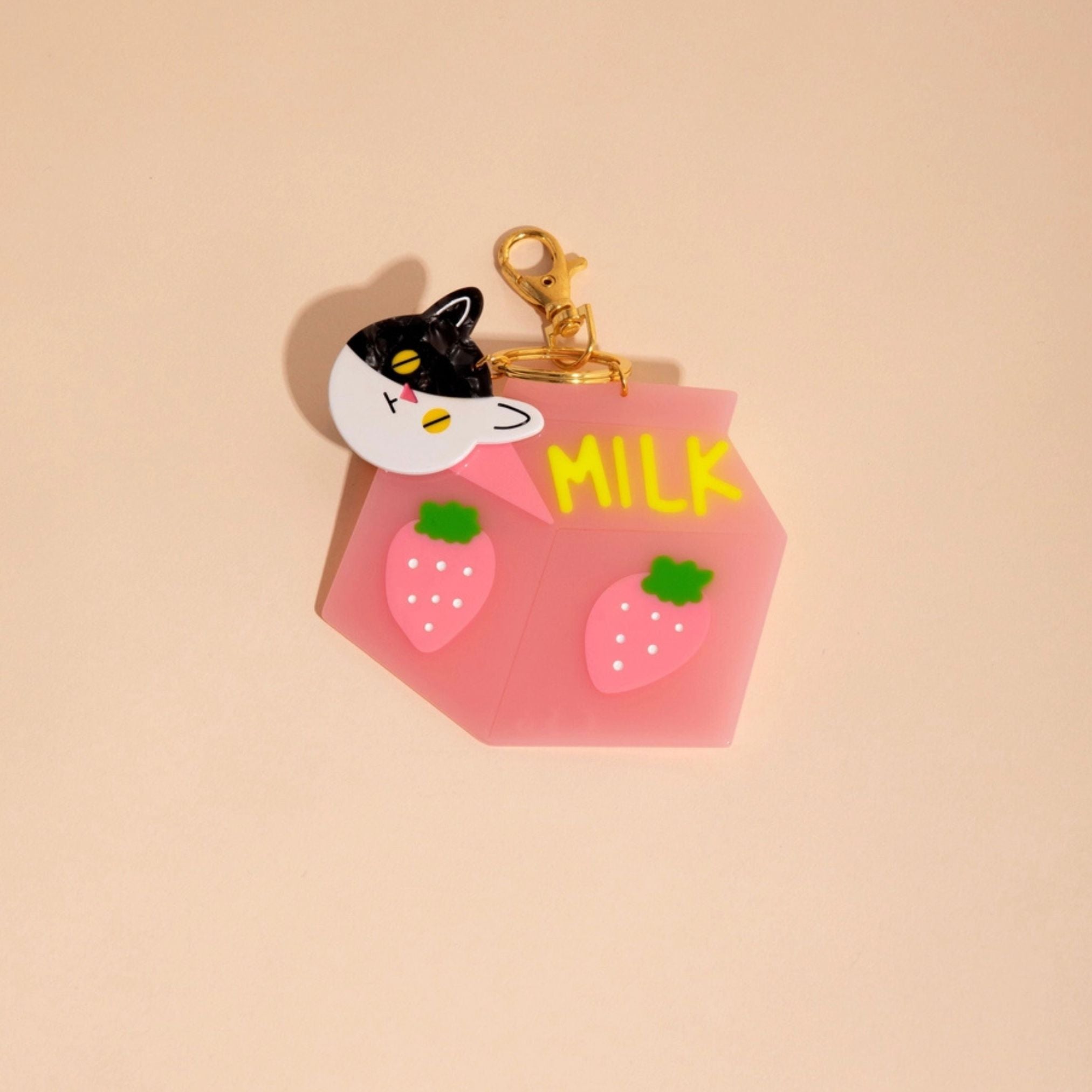Cat Milk Bag Charm