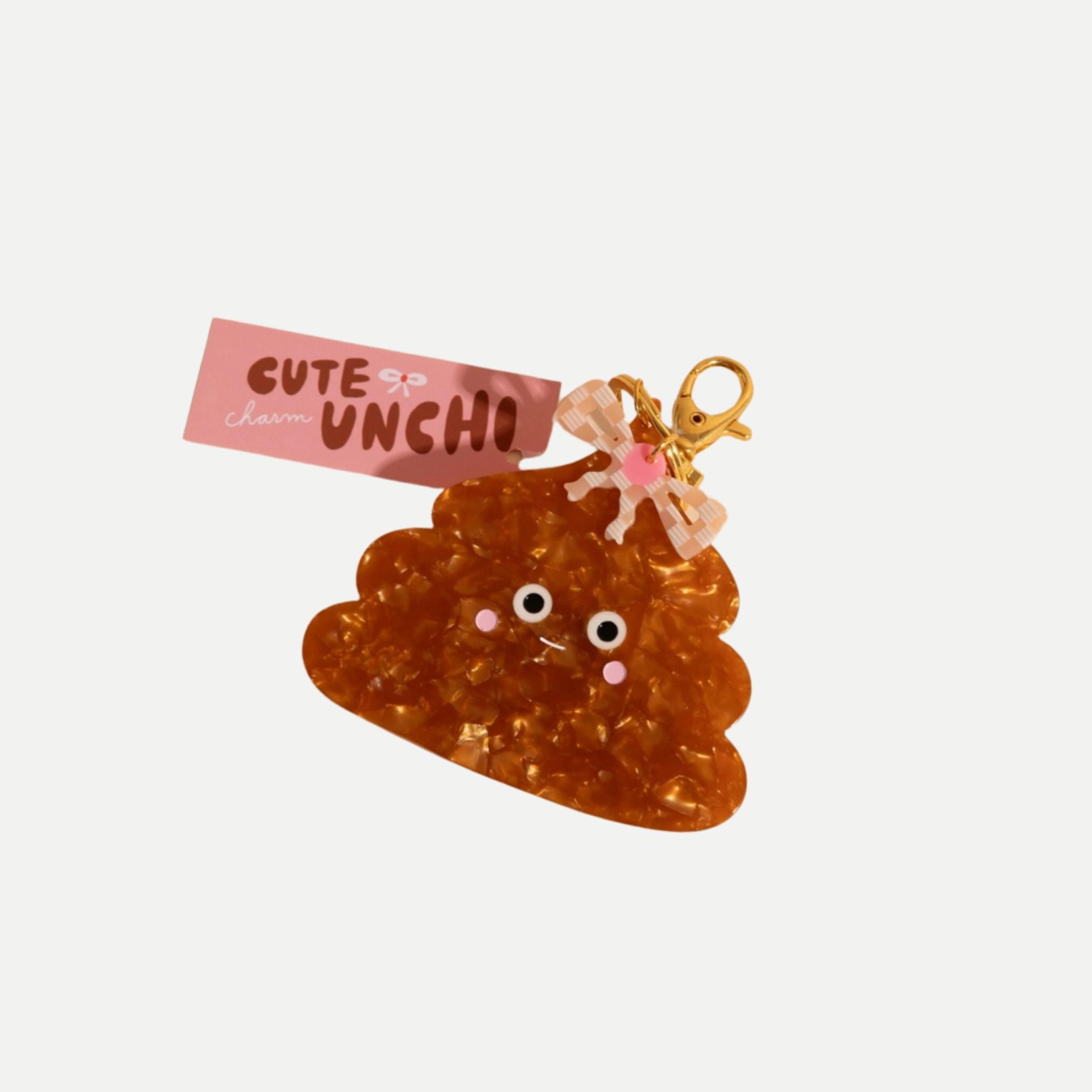 Cute Unchi Bag Charm