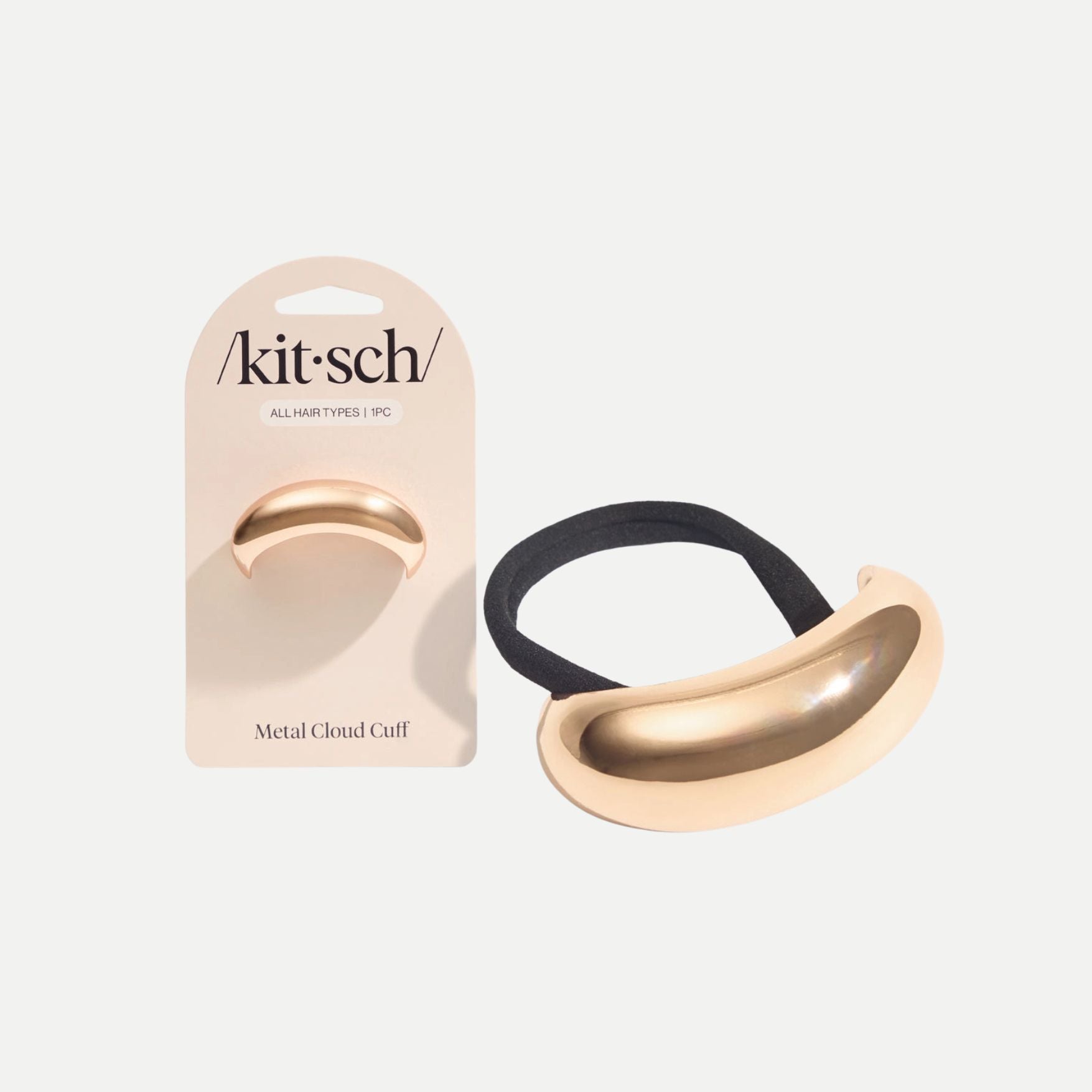 Gold Metal Cloud Cuff - Medium