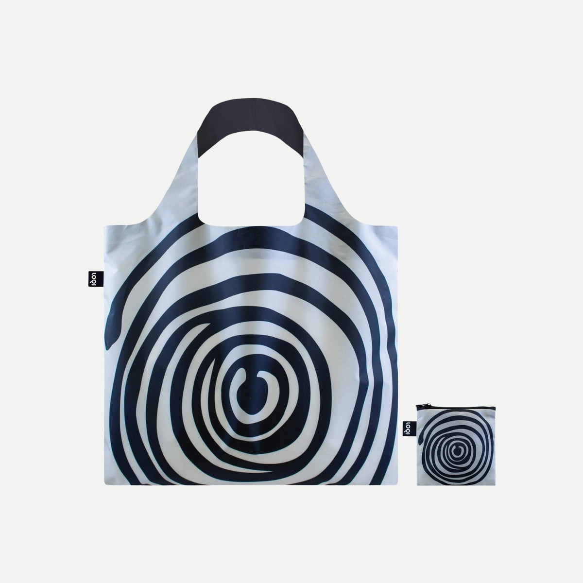 Louise Bourgeois - Spiral Black Recycled Bag