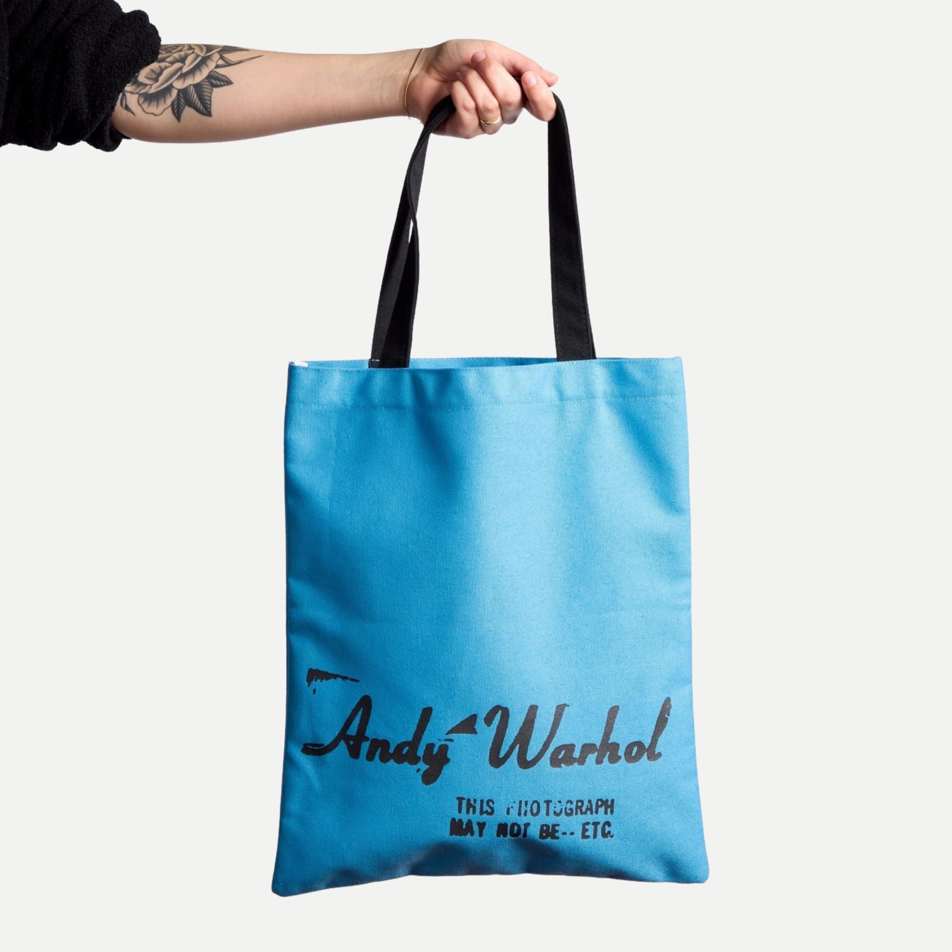 Warhol Soup Can Tote Bag - Blue