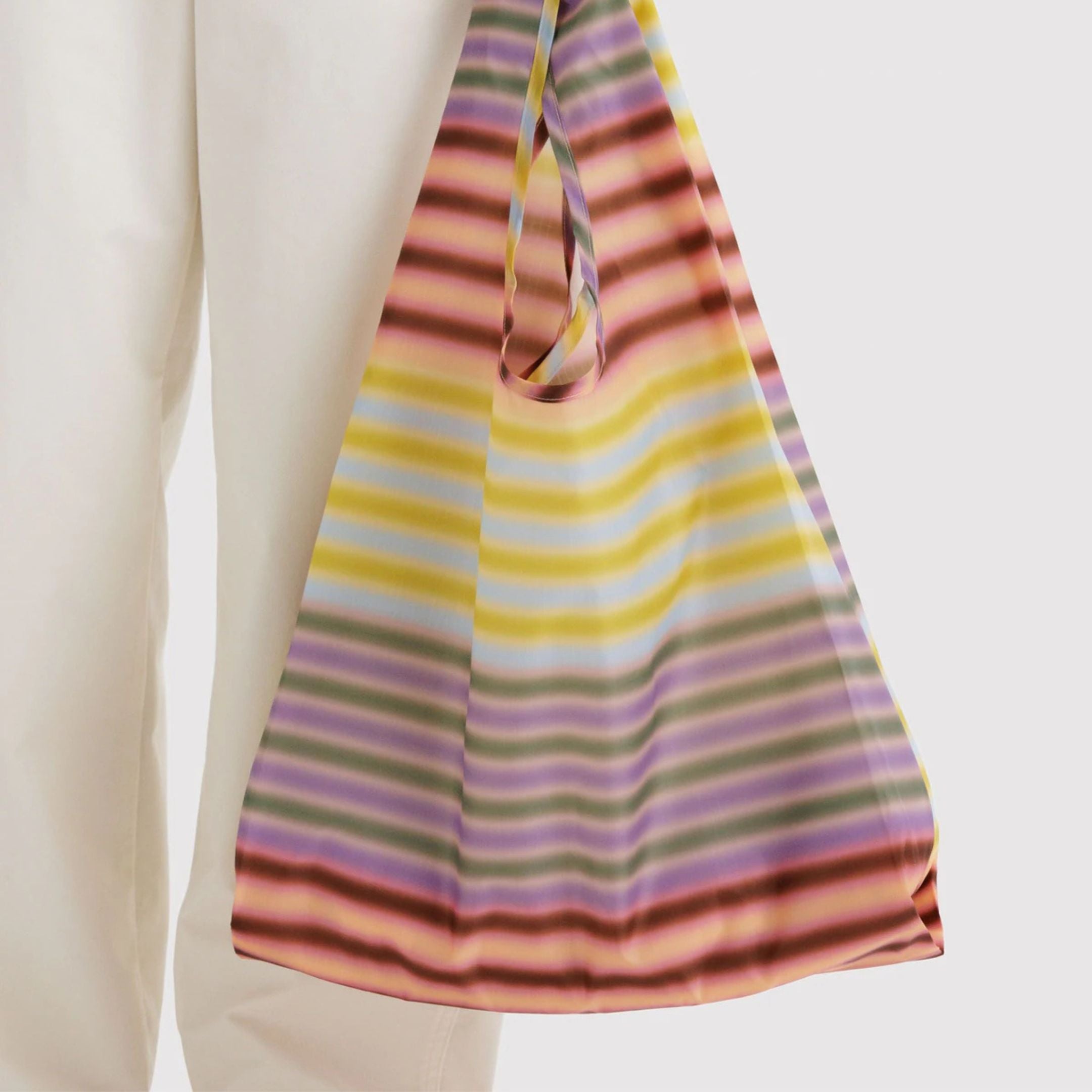 Gradient Stripe Multi - Standard Baggu