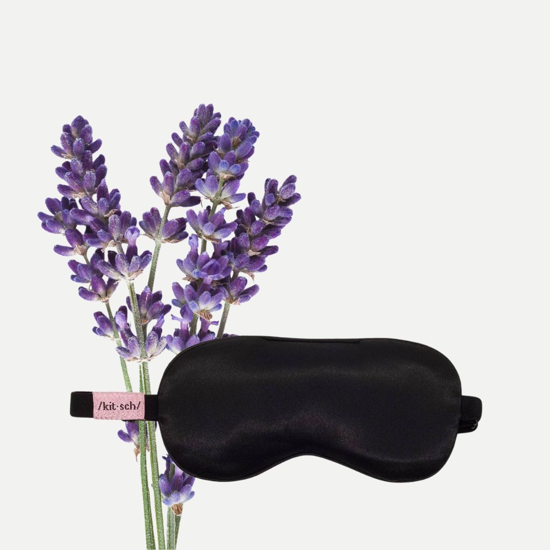 Lavender Weighted Satin Eye Mask