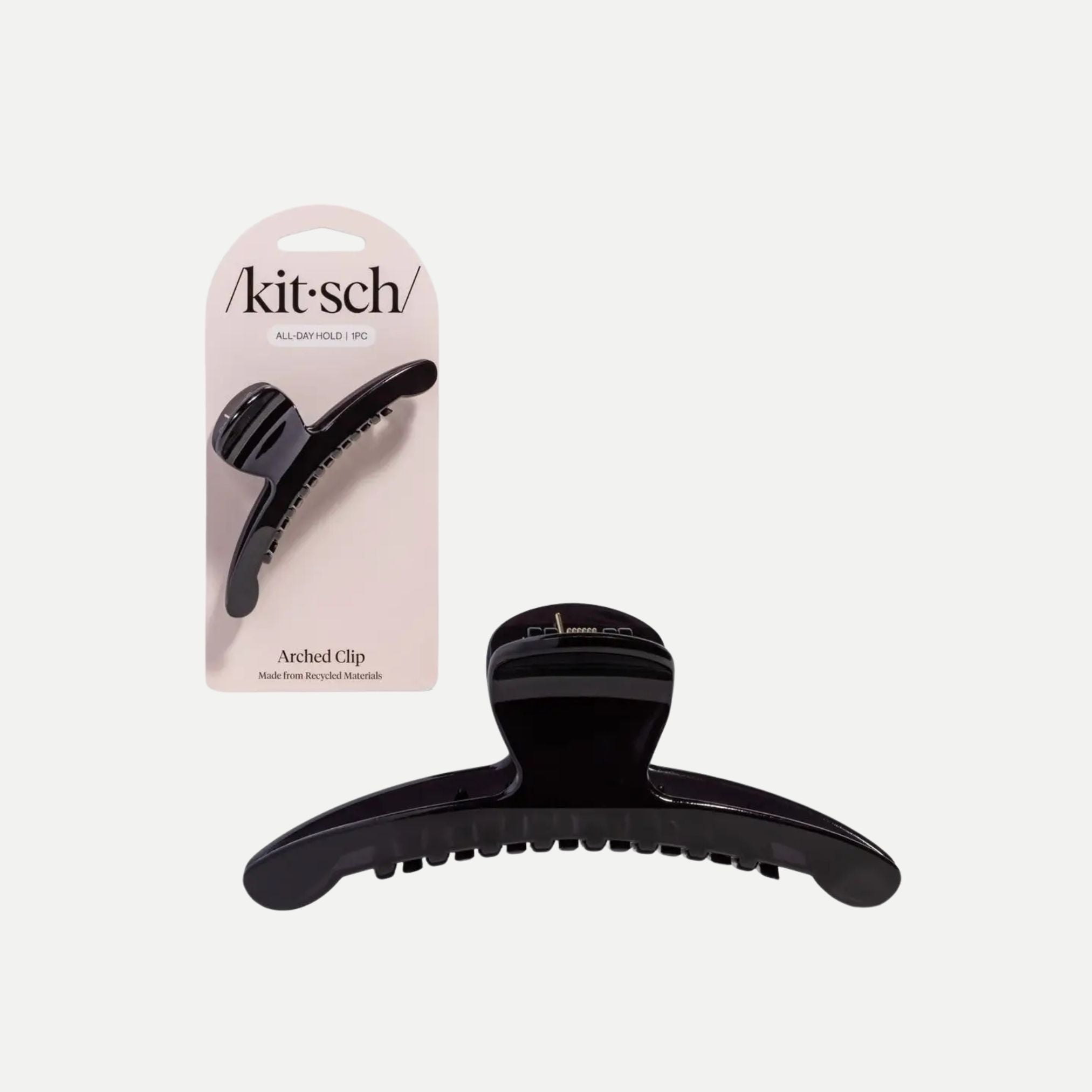 Large Arched Clip - Black