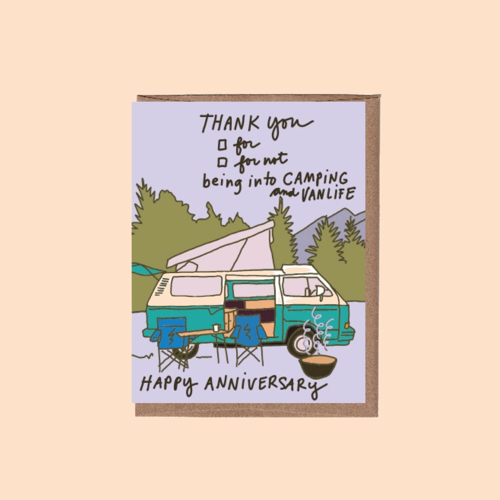 Van Life Anniversary Card