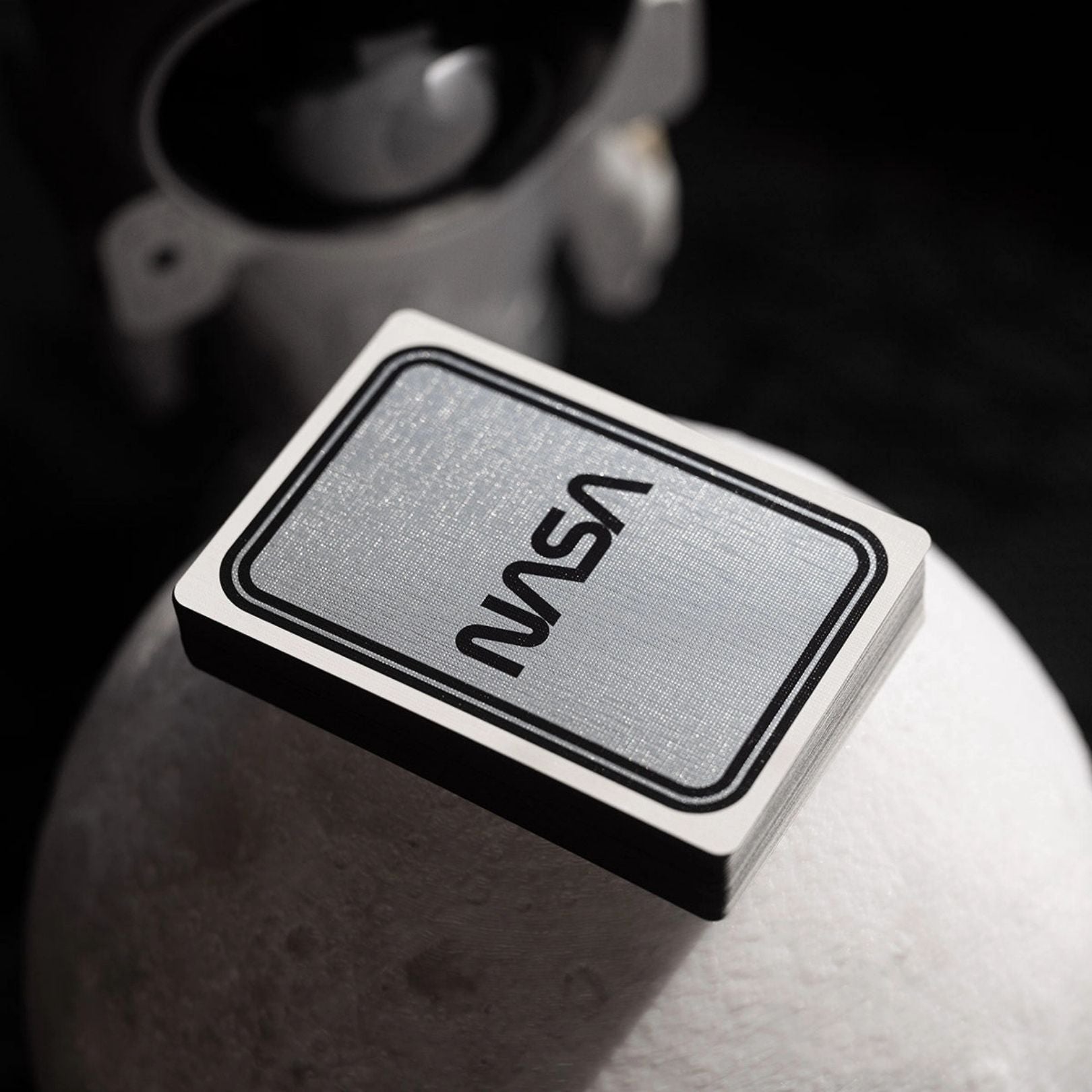 Silver Foil Nasa Worm Playing Cards