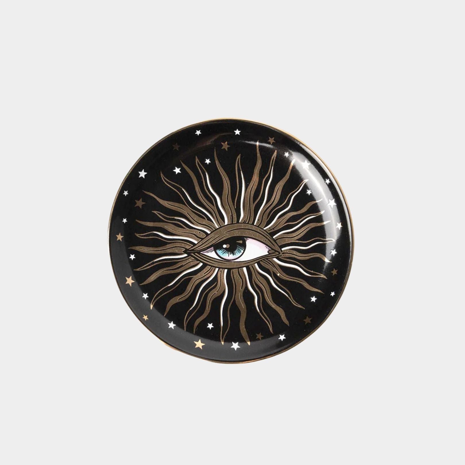 Eye Pop Art Ceramic Dish