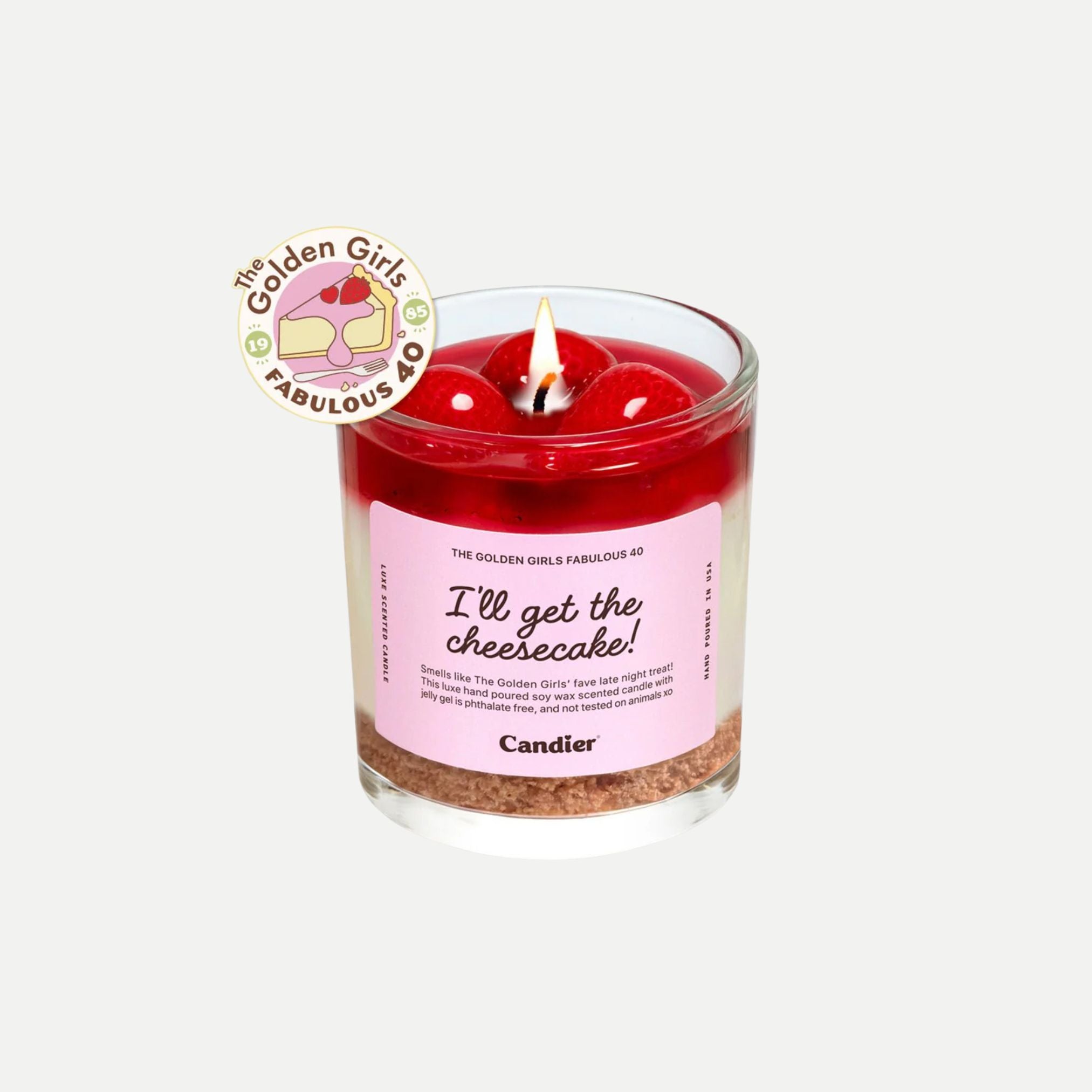 "I'll Get the Cheesecake!" Candle