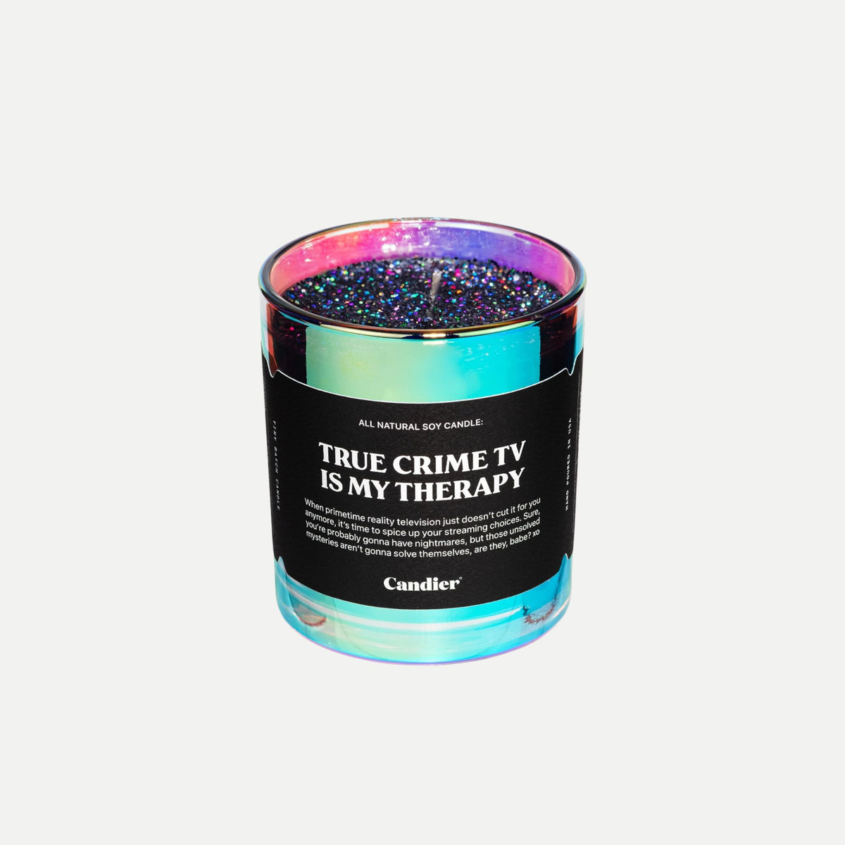 True Crime TV Candle