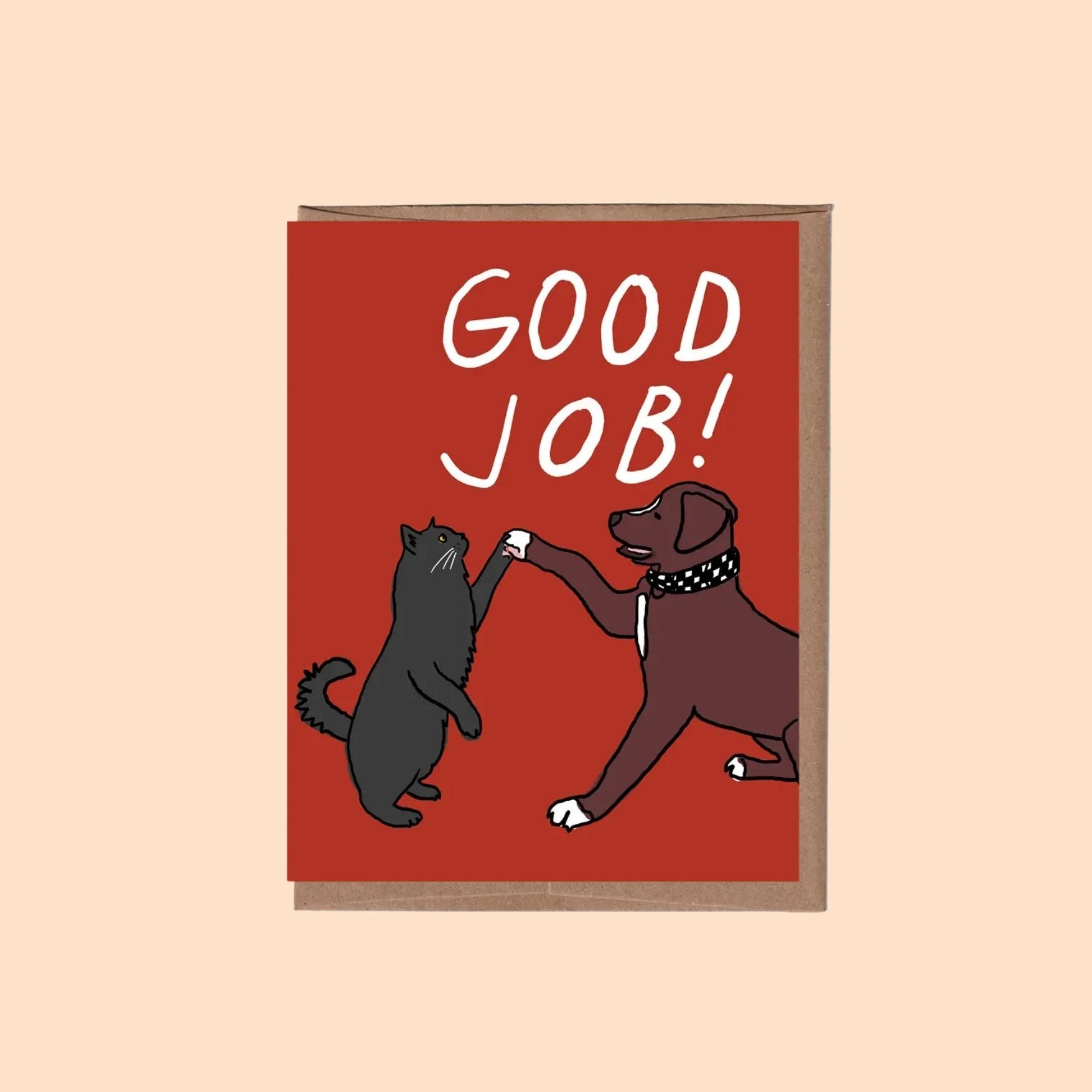 Good Job Dog & Cat Card