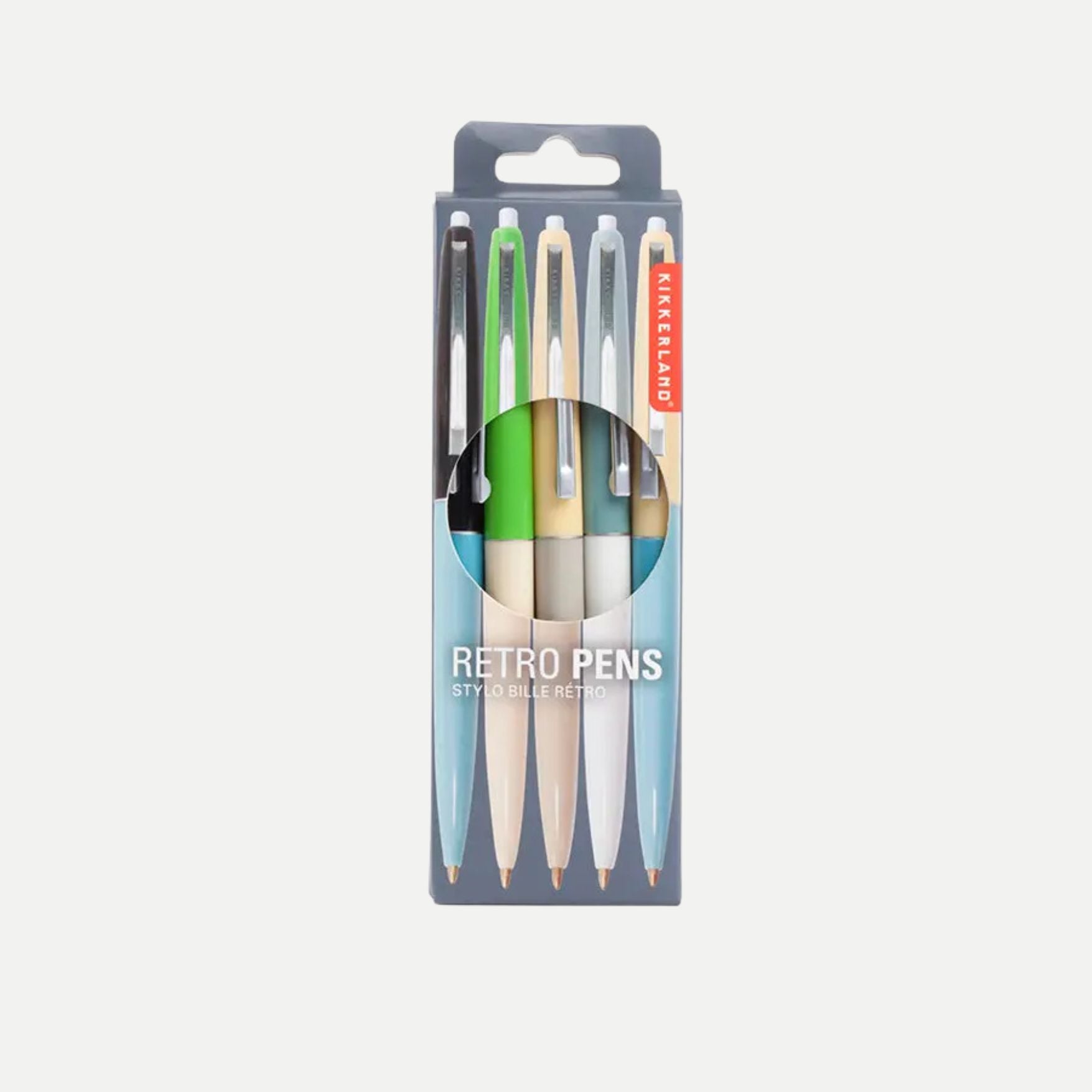 Retro Pens - Set of 5
