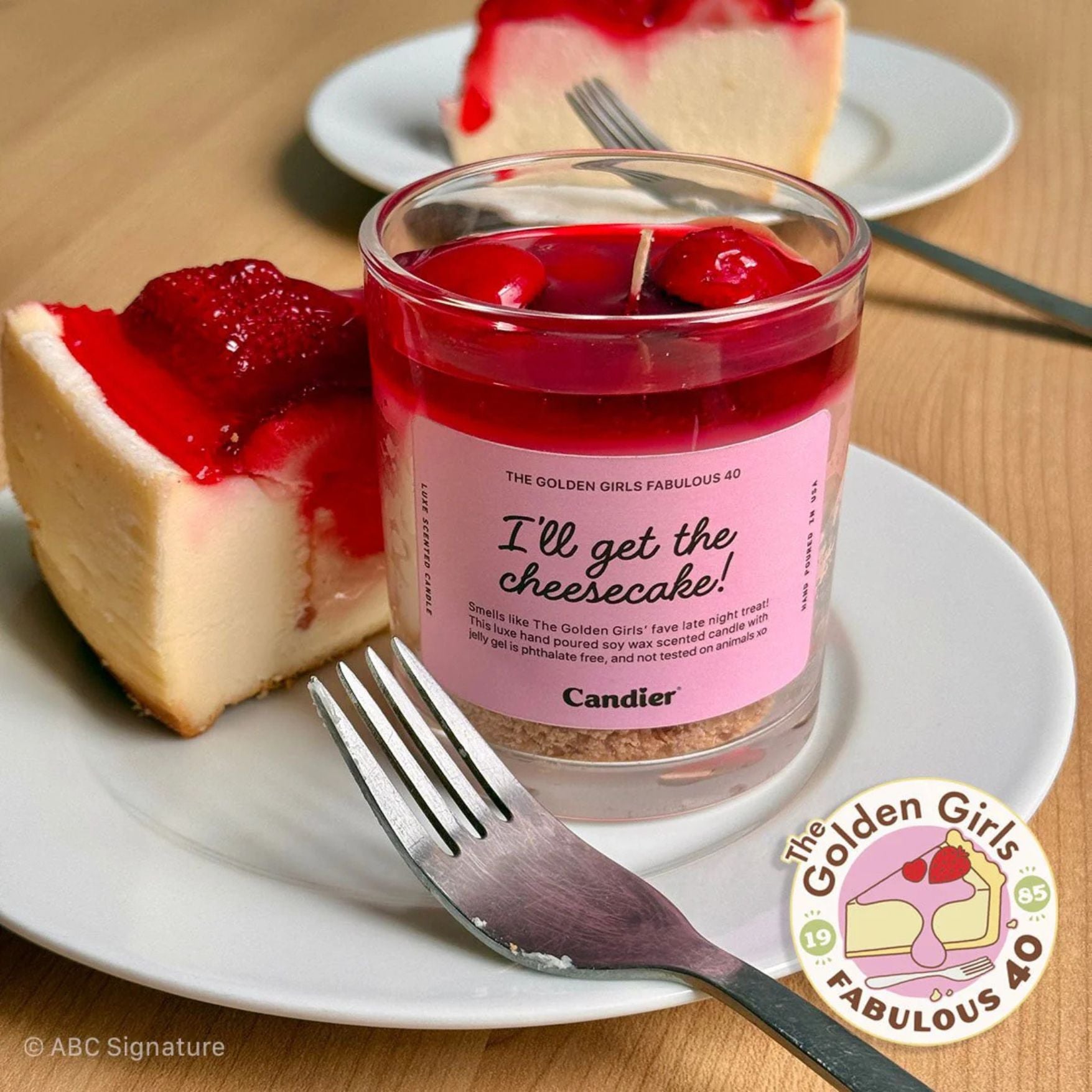 "I'll Get the Cheesecake!" Candle