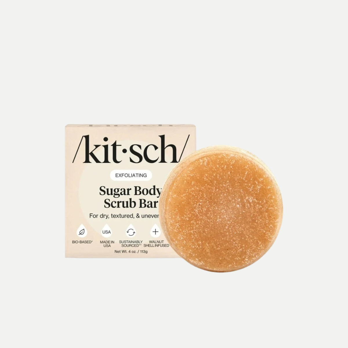 Sugar Exfoliating Body Scrub Bar