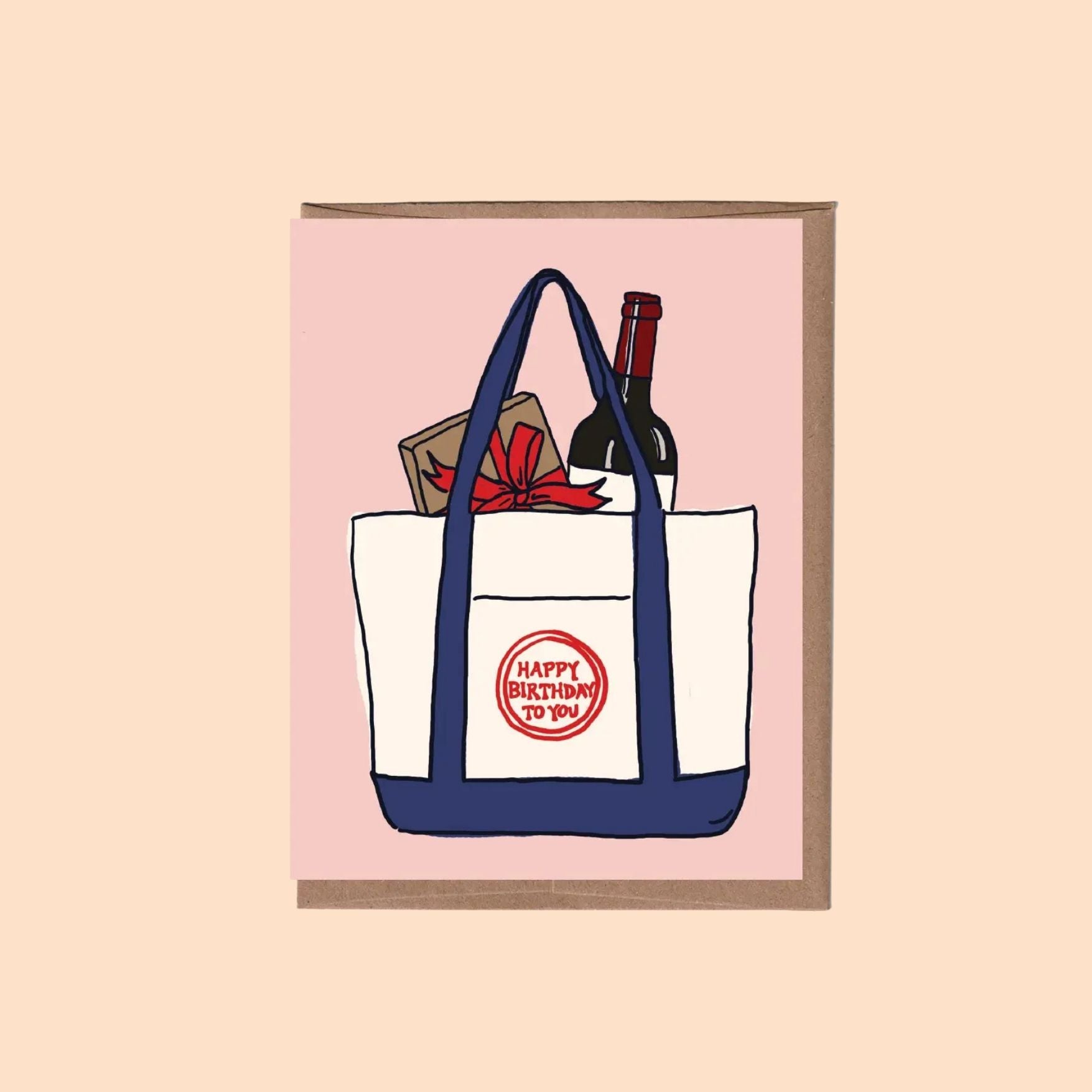 TJ Tote Birthday Card
