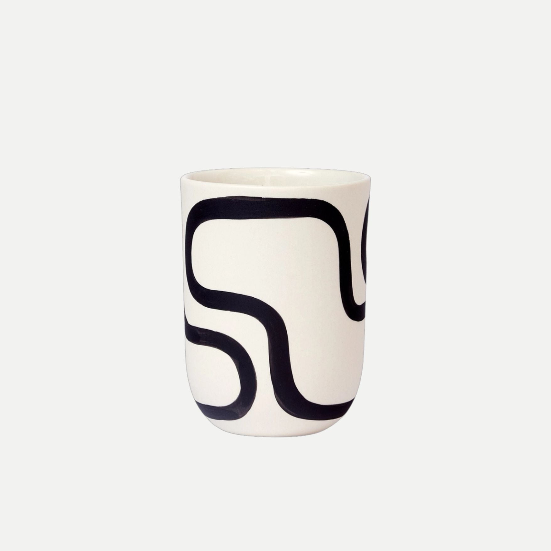 Outline Coffee Cup - Black
