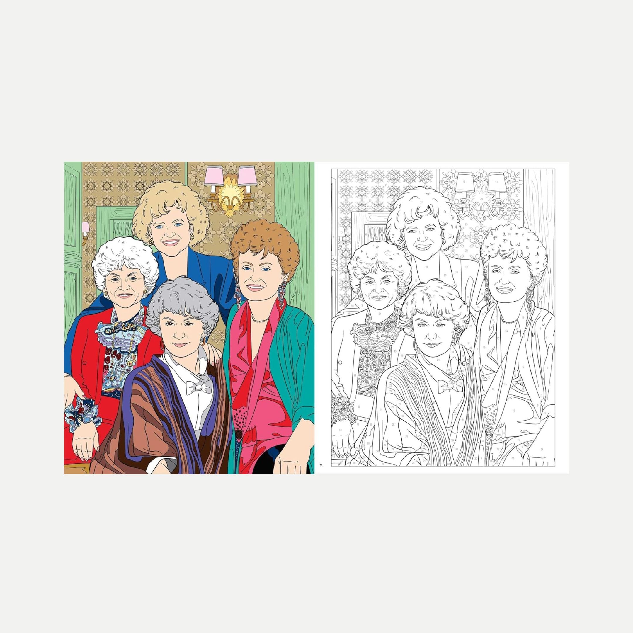 The Golden Girls Color-by-Number