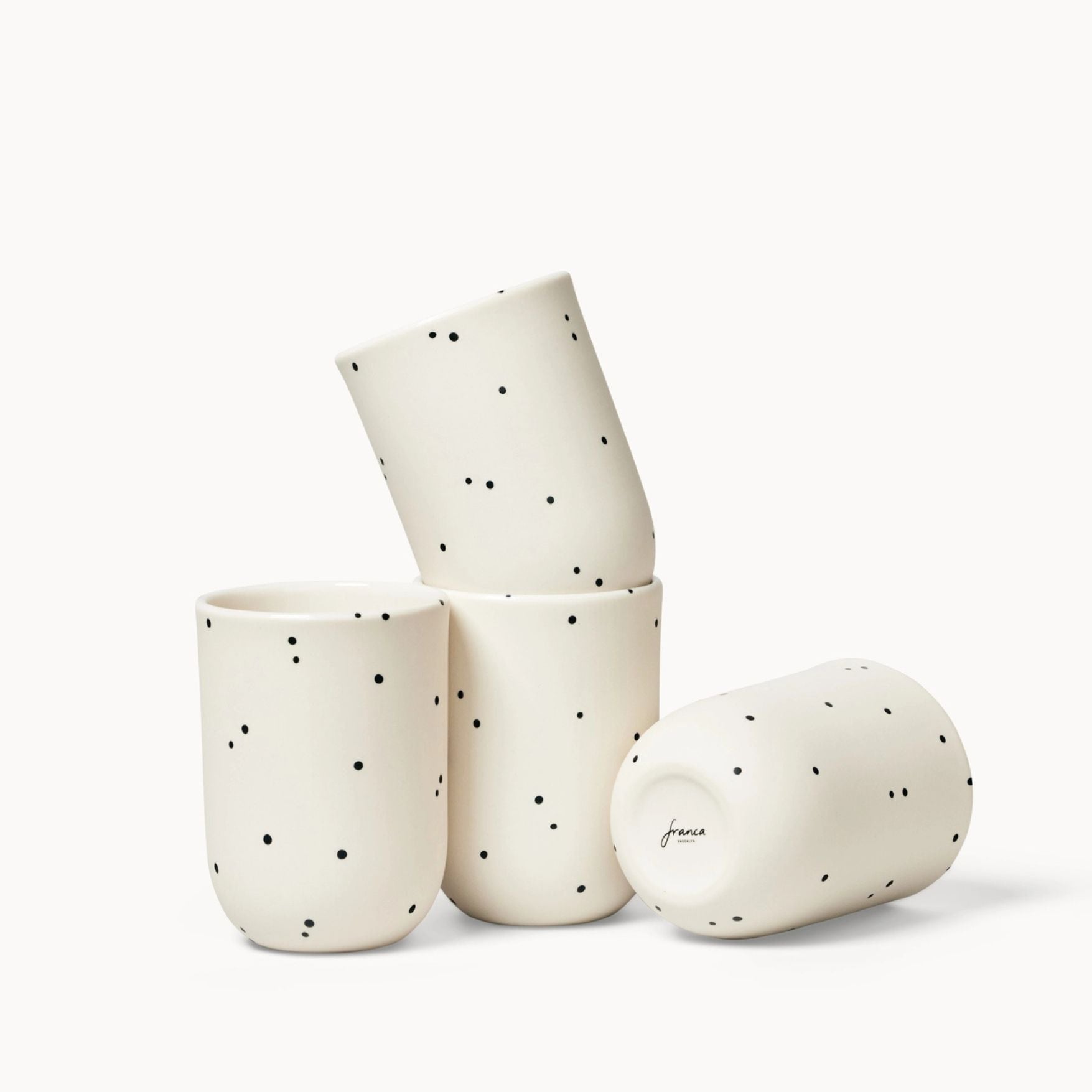 Black Dots Coffee Cup