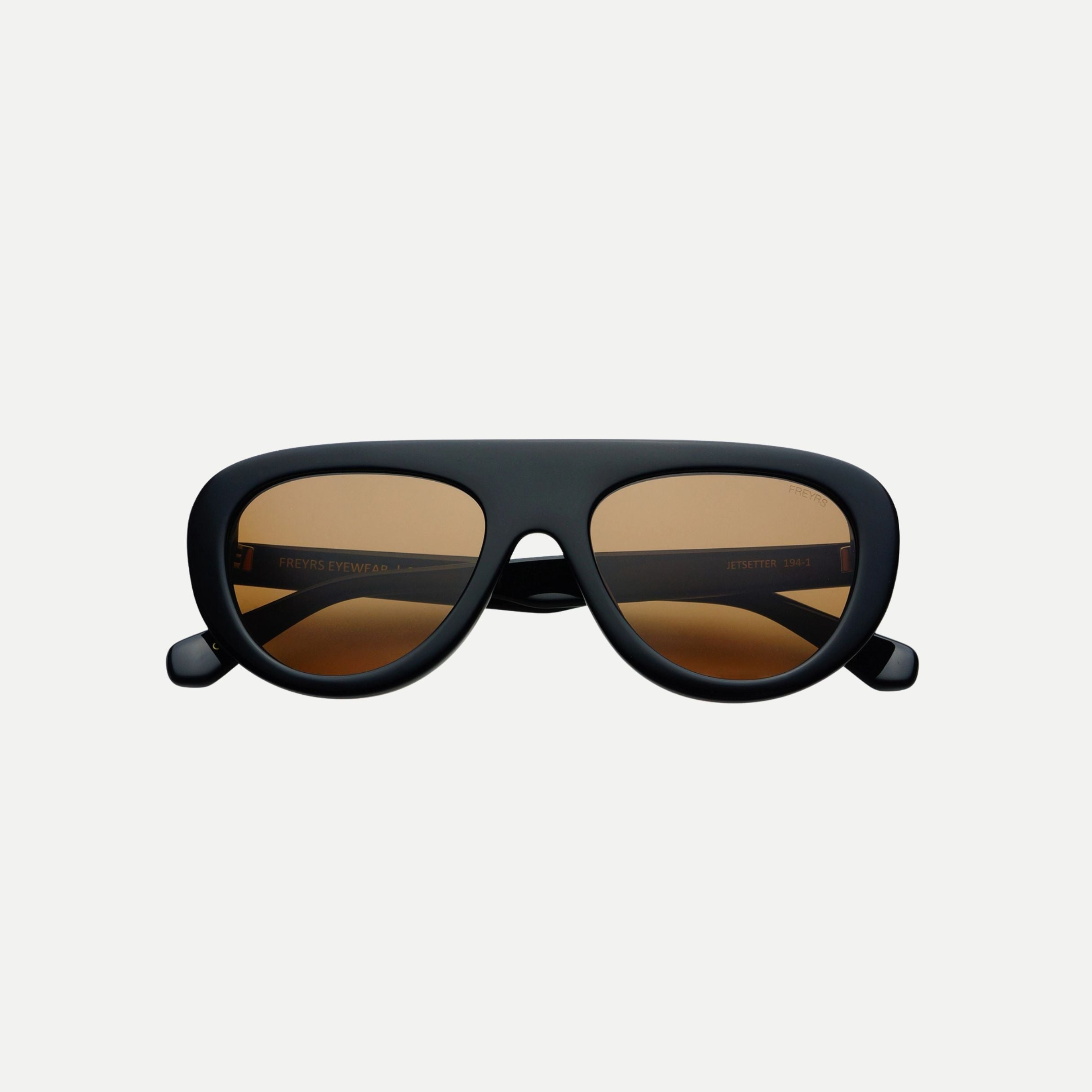 Jetsetter Aviator Sunglasses - Black