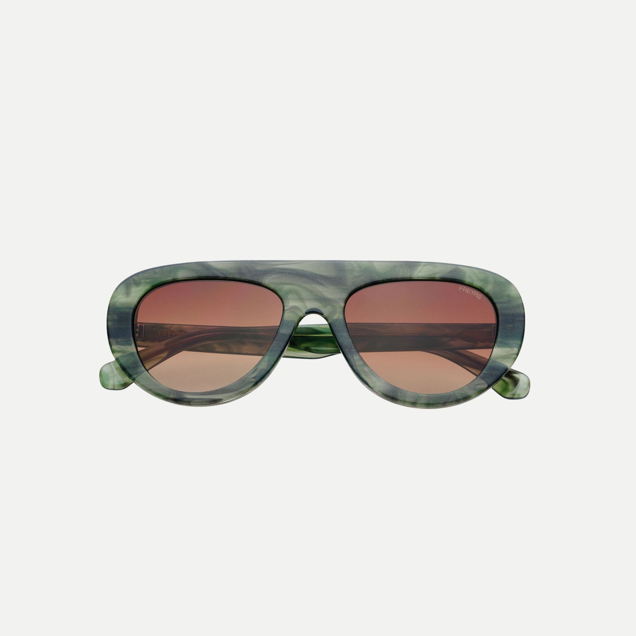 Jetsetter Aviator Sunglasses - Emerald