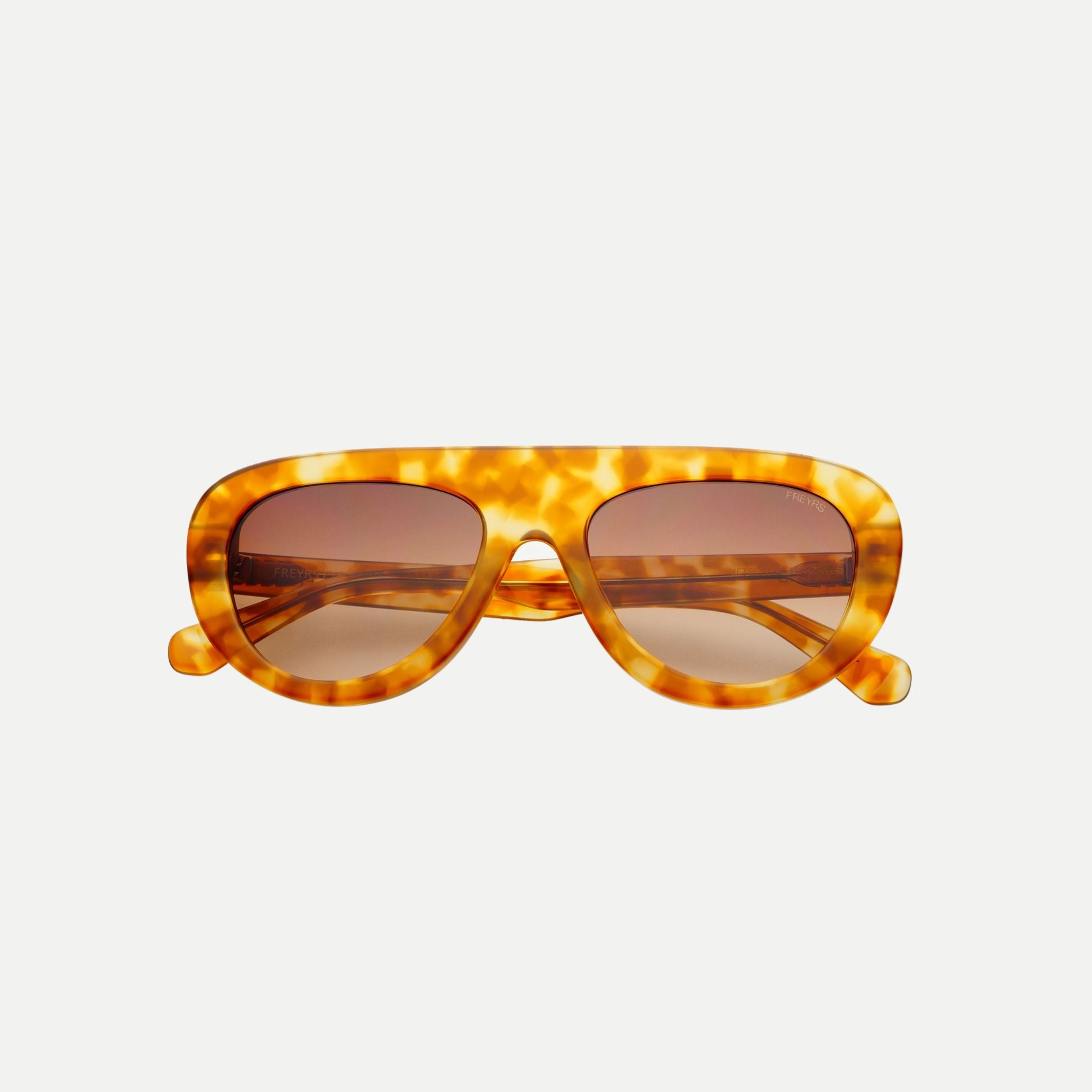 Jetsetter Aviator Sunglasses - Honey Tortoise
