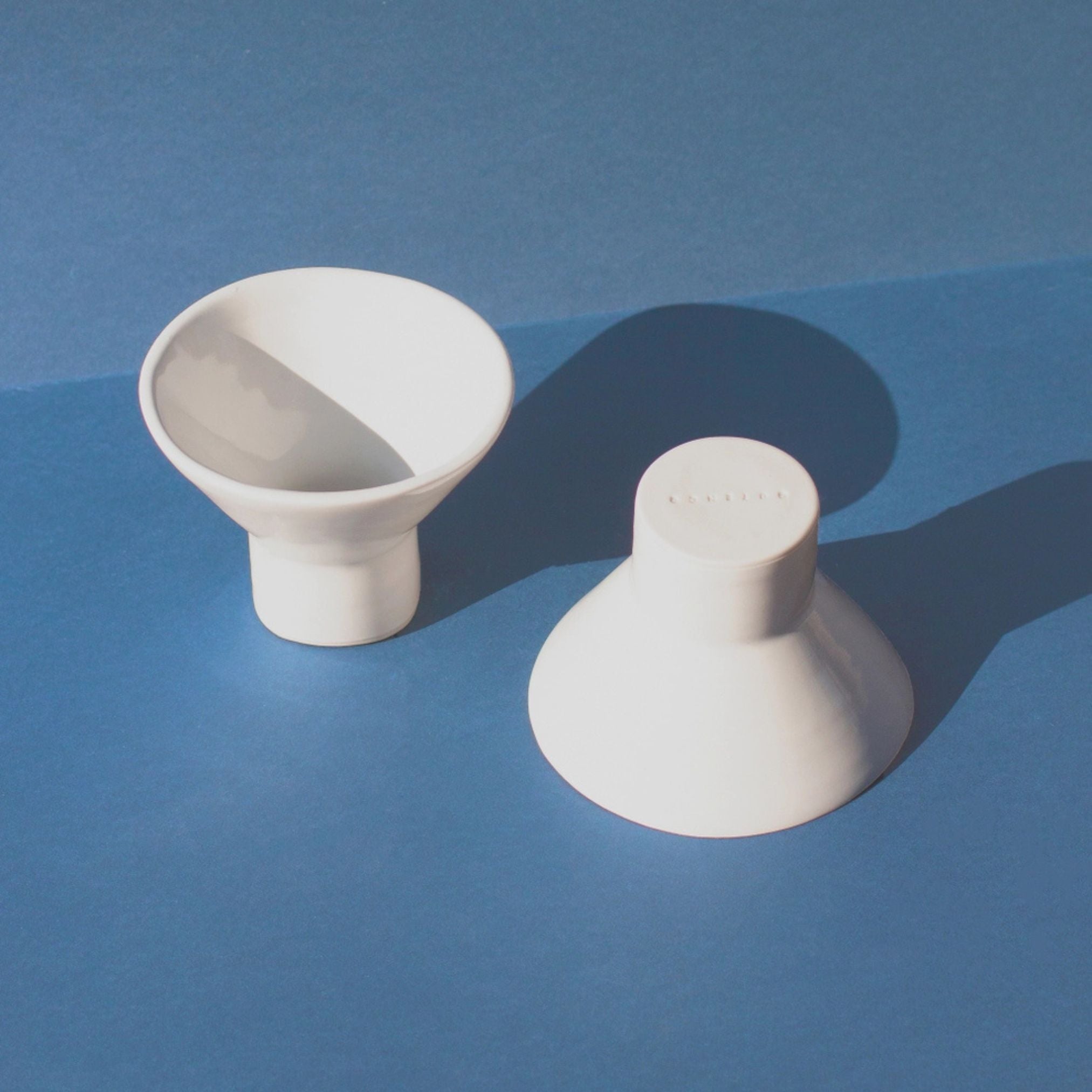 Stemless Martini Glass - Gloss White